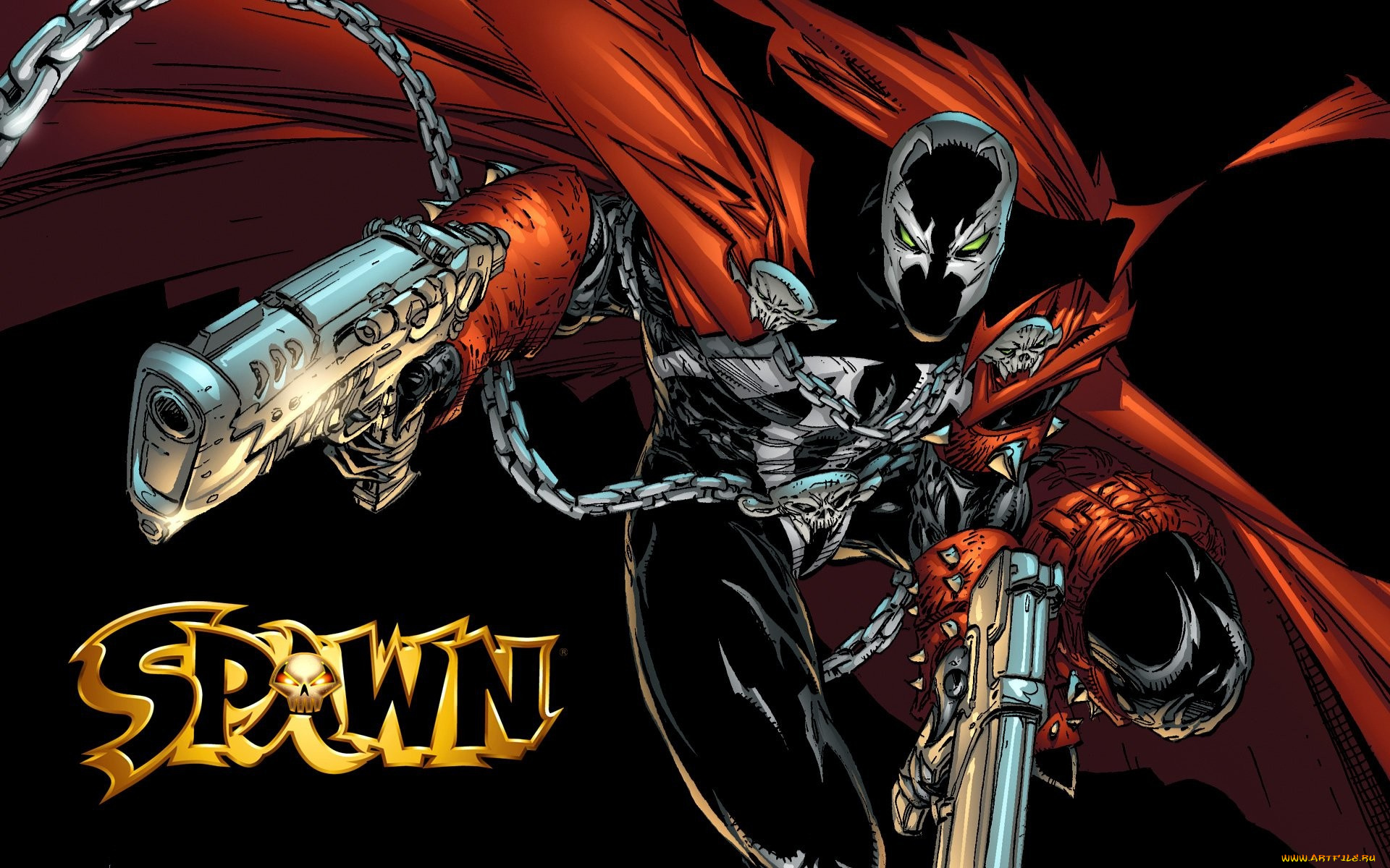 spawn, рисованные, комиксы, снаун, комикс, персонажи