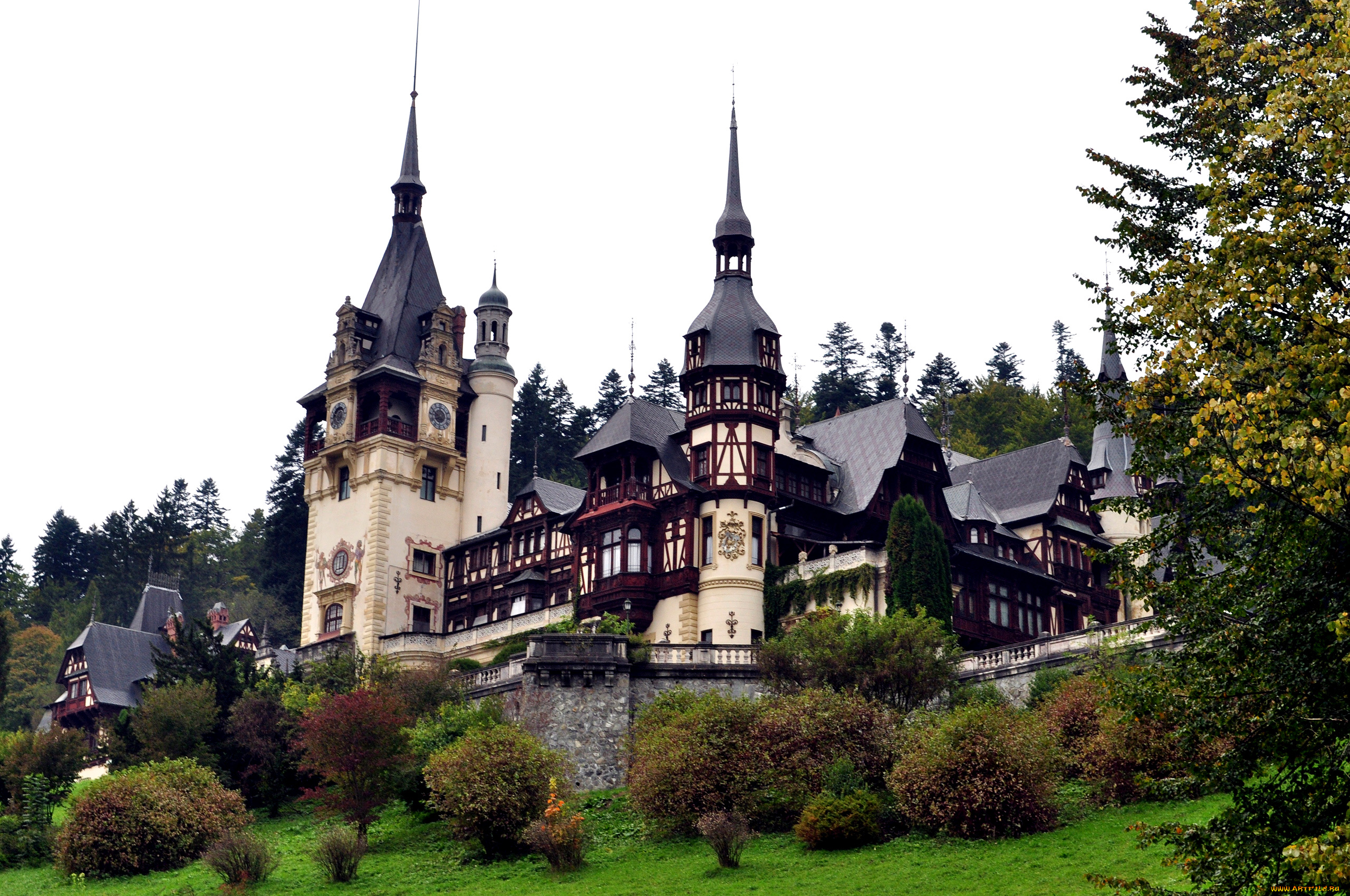 Peles Castle, Sinaia, Transylvania, Romania загрузить