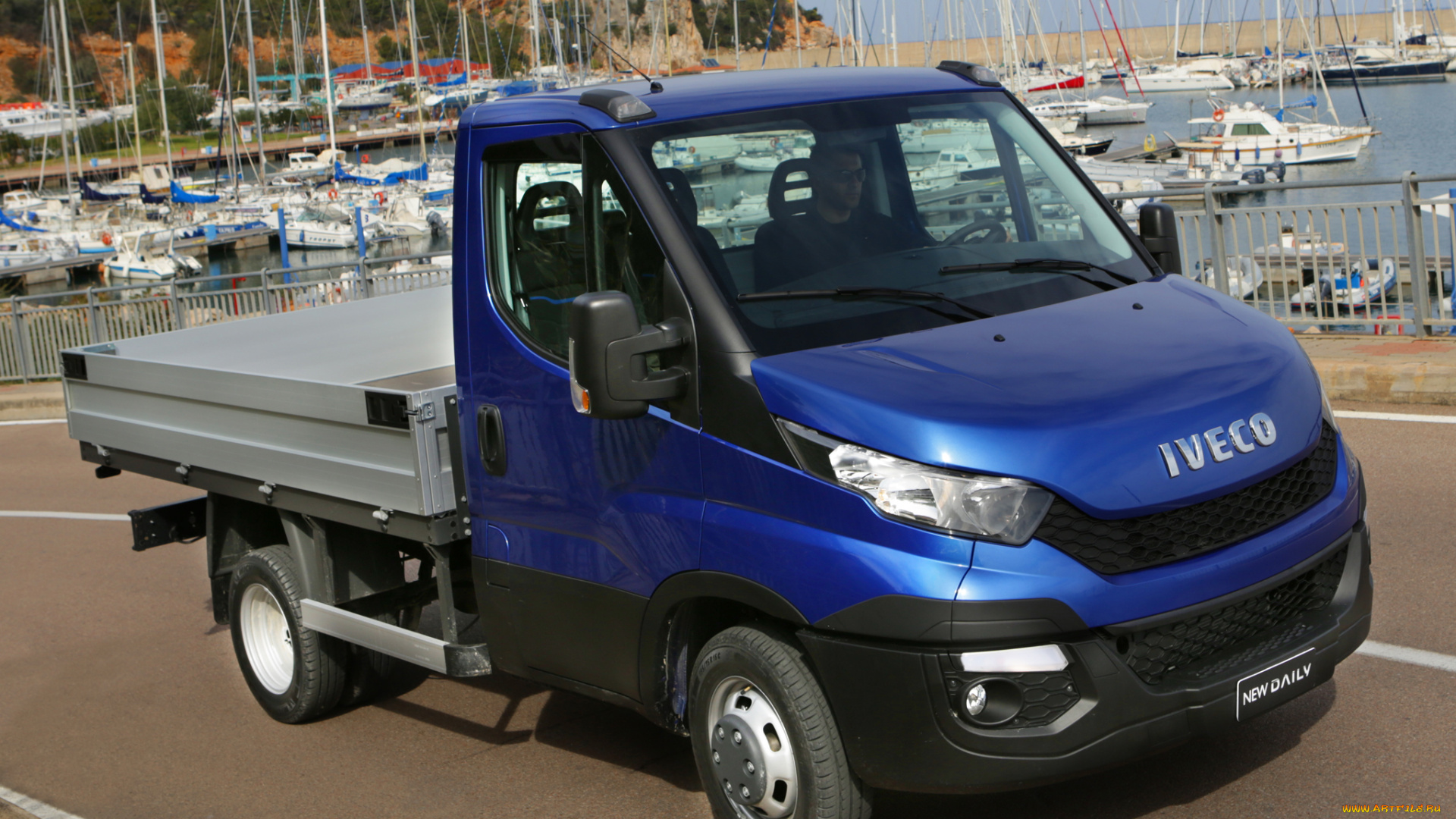 автомобили, iveco, chassis, daily, 35, синий, 2014г, cab