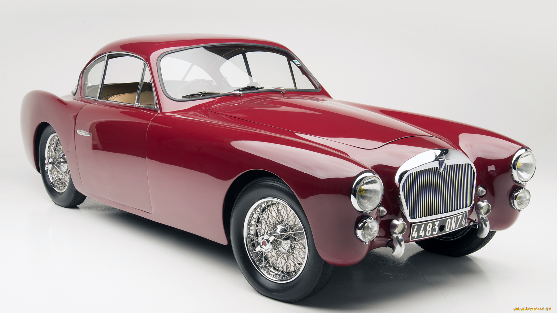 автомобили, talbot, talbot-lago, t26, grand, sport, coupe, 1955, красный