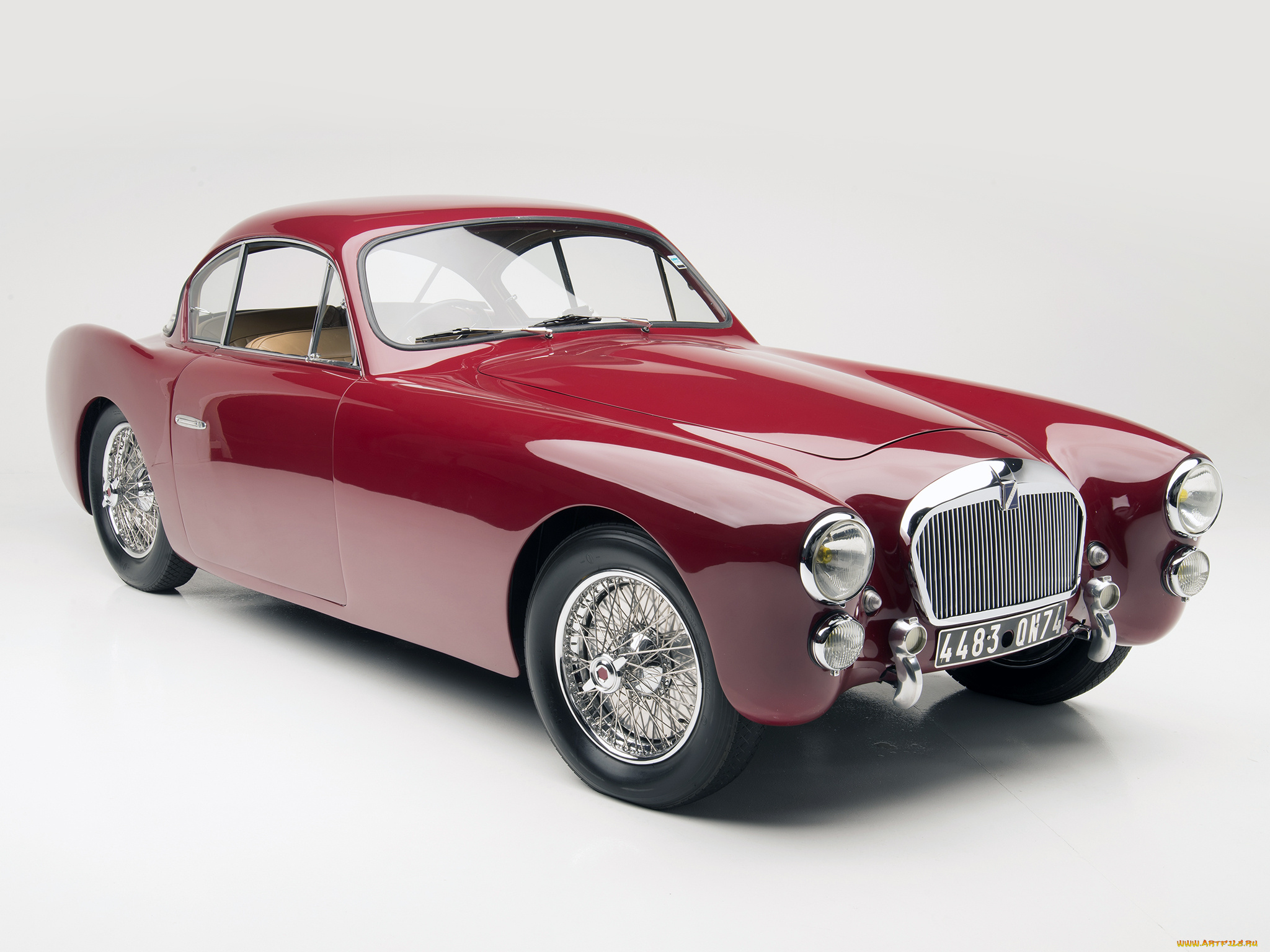 автомобили, talbot, talbot-lago, t26, grand, sport, coupe, 1955, красный