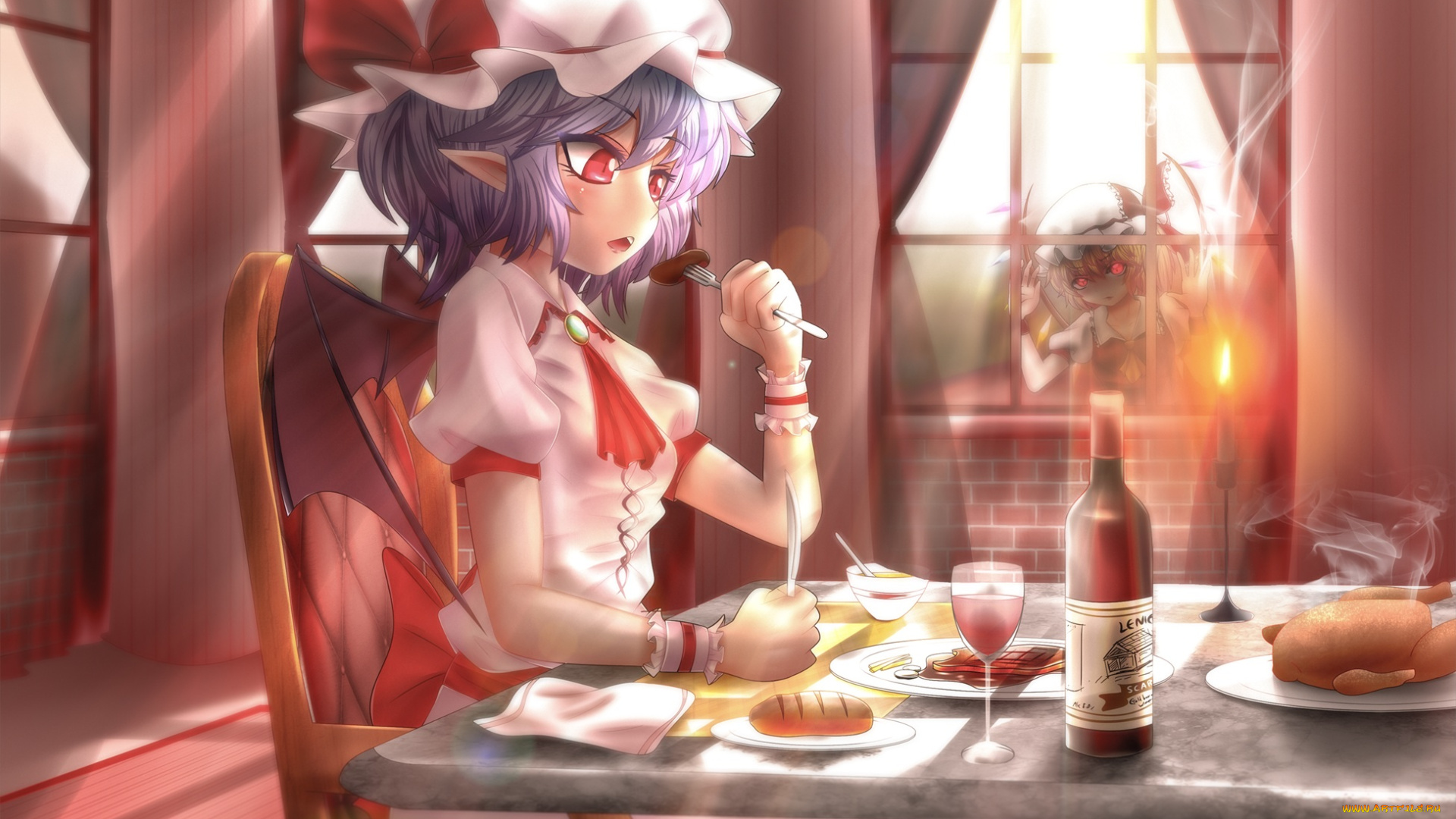 аниме, touhou, девочки