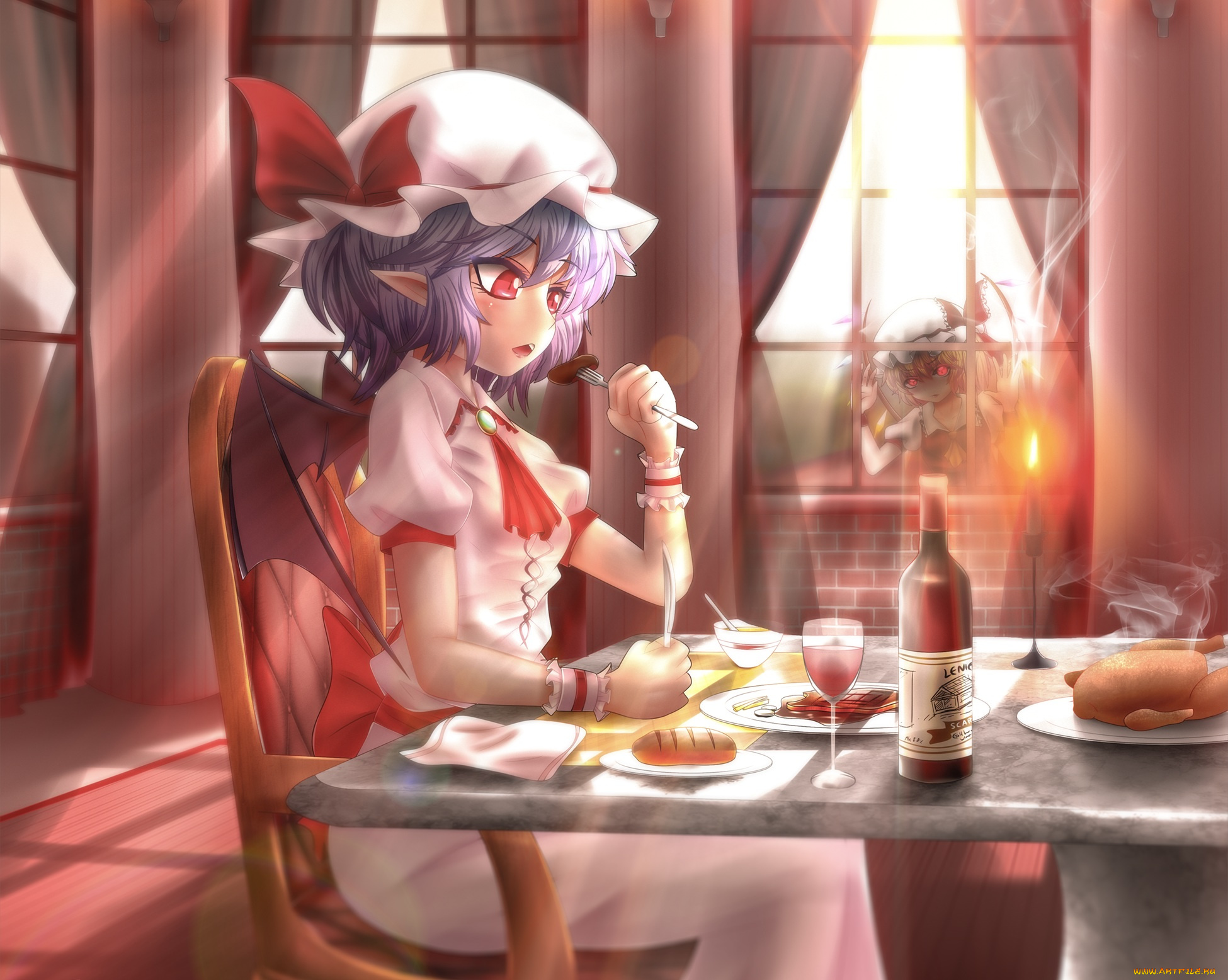 аниме, touhou, девочки