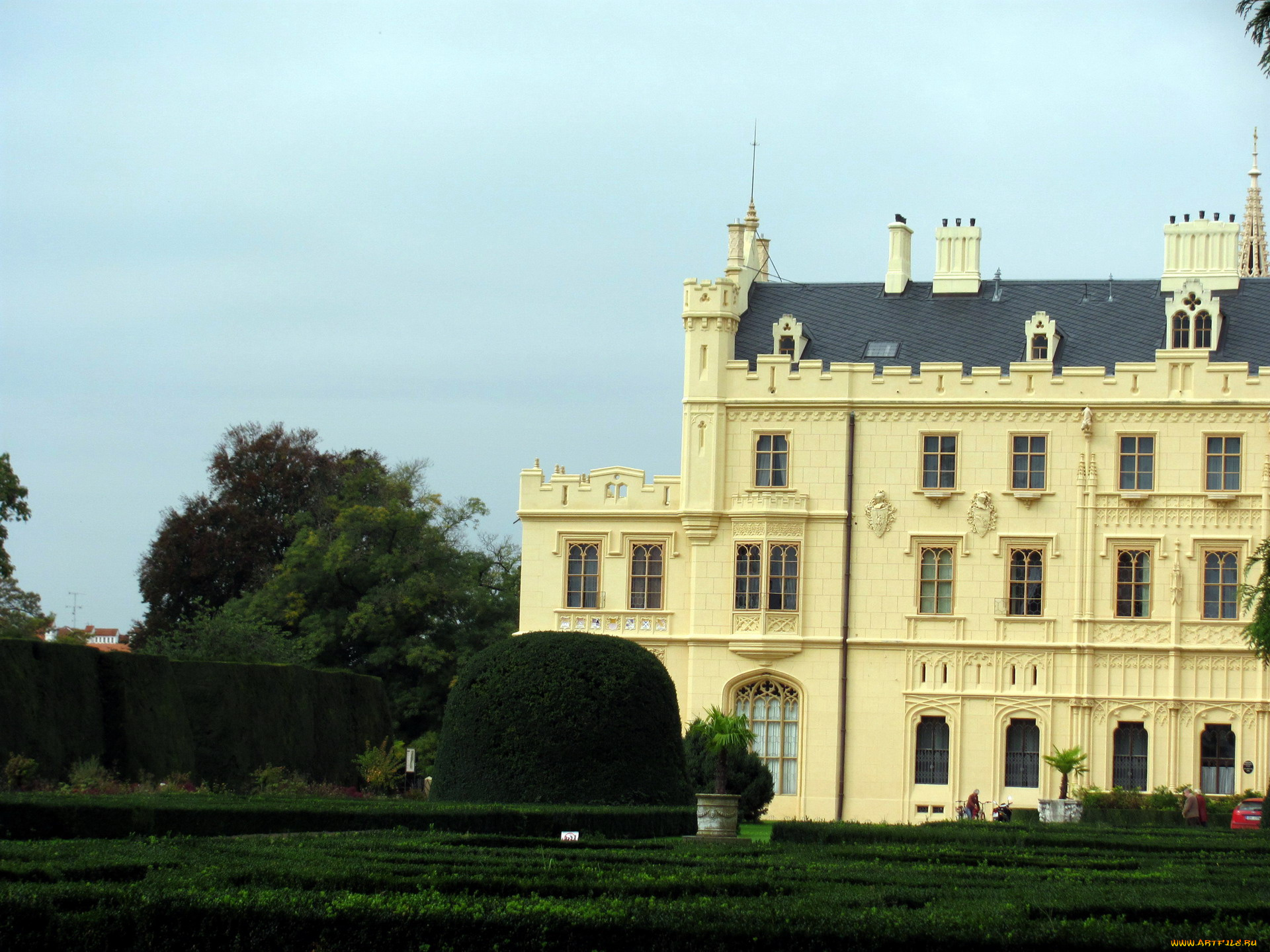 lednice, castle, города, замок, леднице, , чехия, lednice, castle