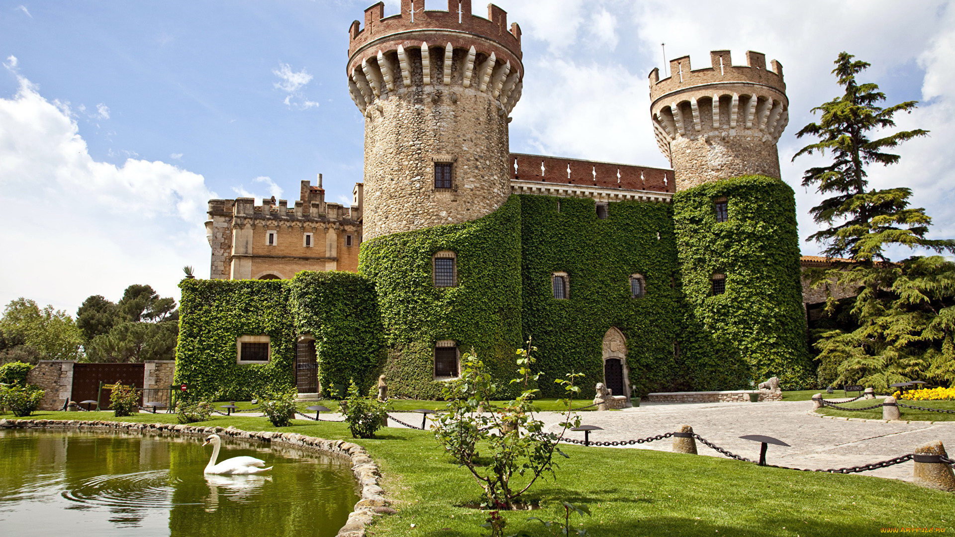 peralada, castle, spain, города, замки, испании, peralada, castle