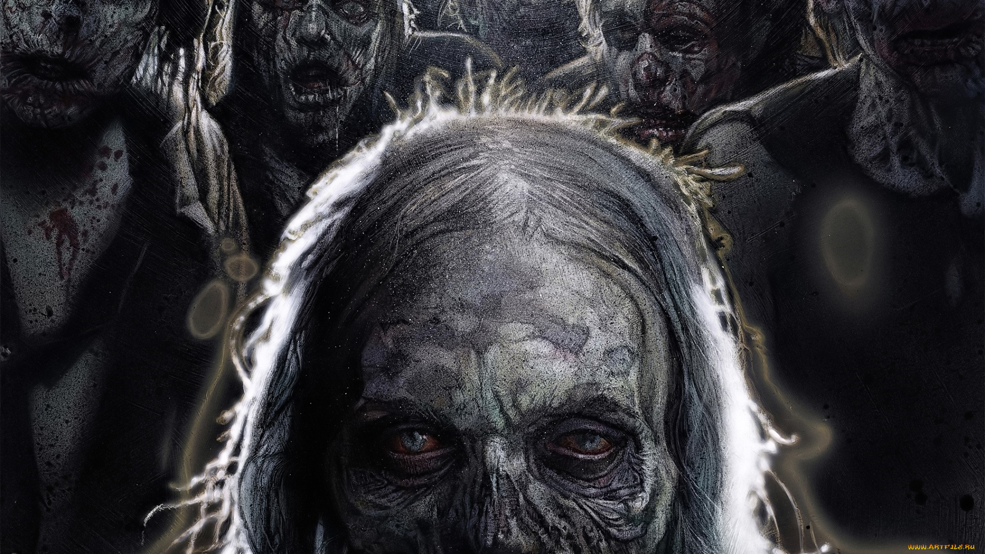 the, walking, dead, рисованное, кино, , мультфильмы, мертвецы, зомби