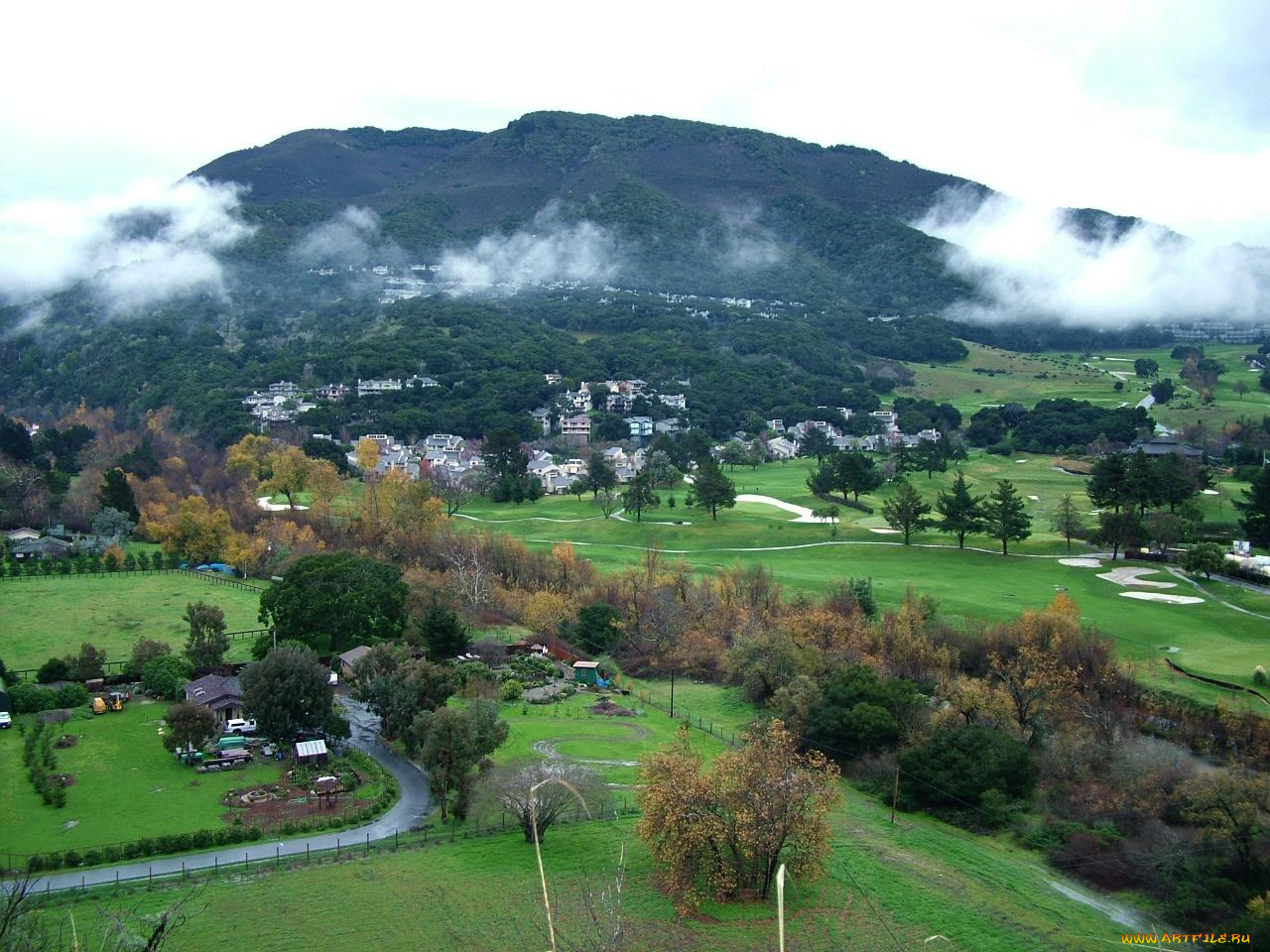 mid, valley, ca, города, пейзажи