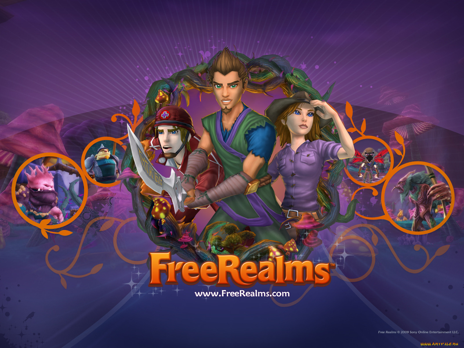 free, realms, видео, игры