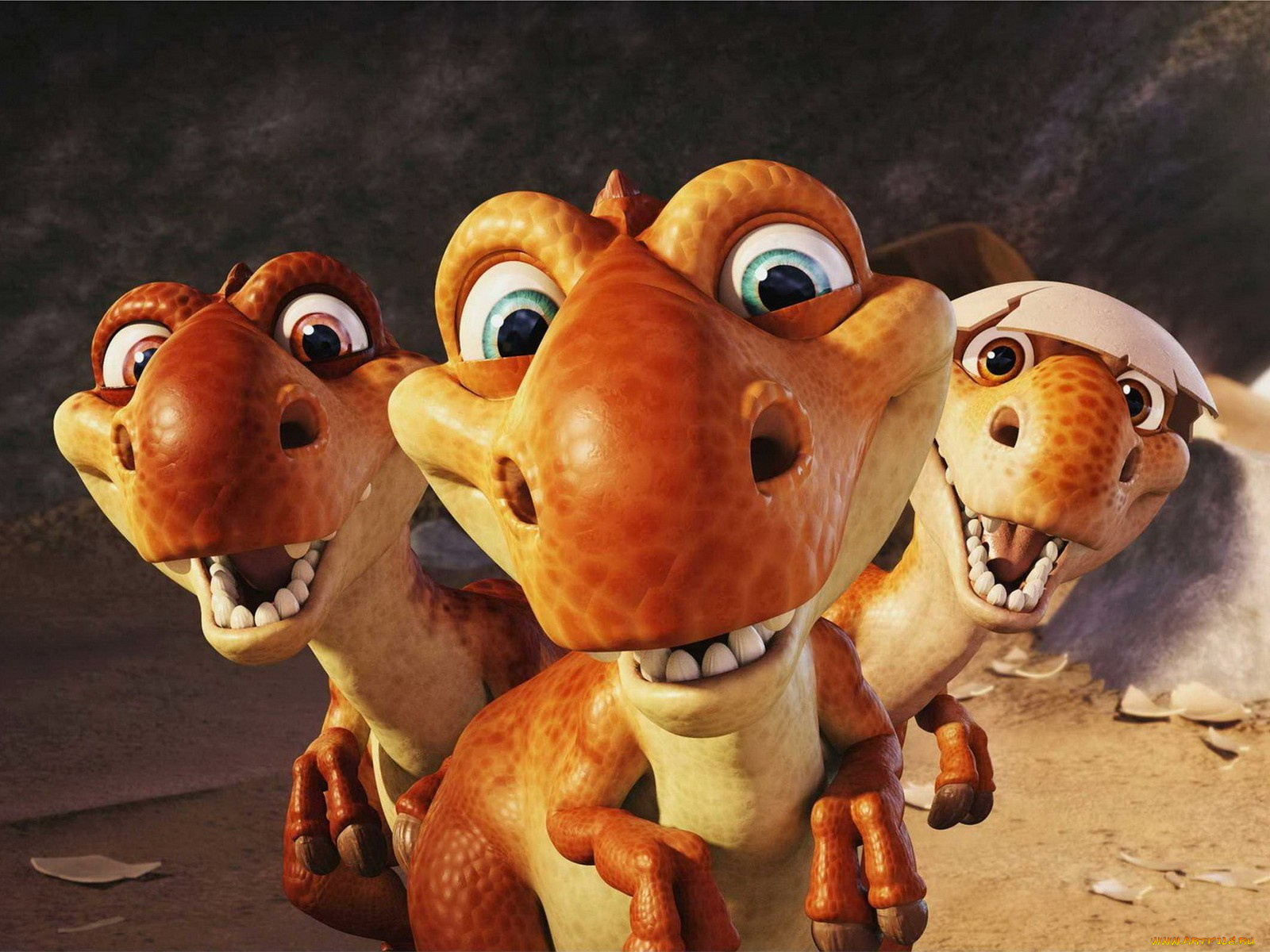 мультфильмы, ice, age, dawn, of, the, dinosaurs