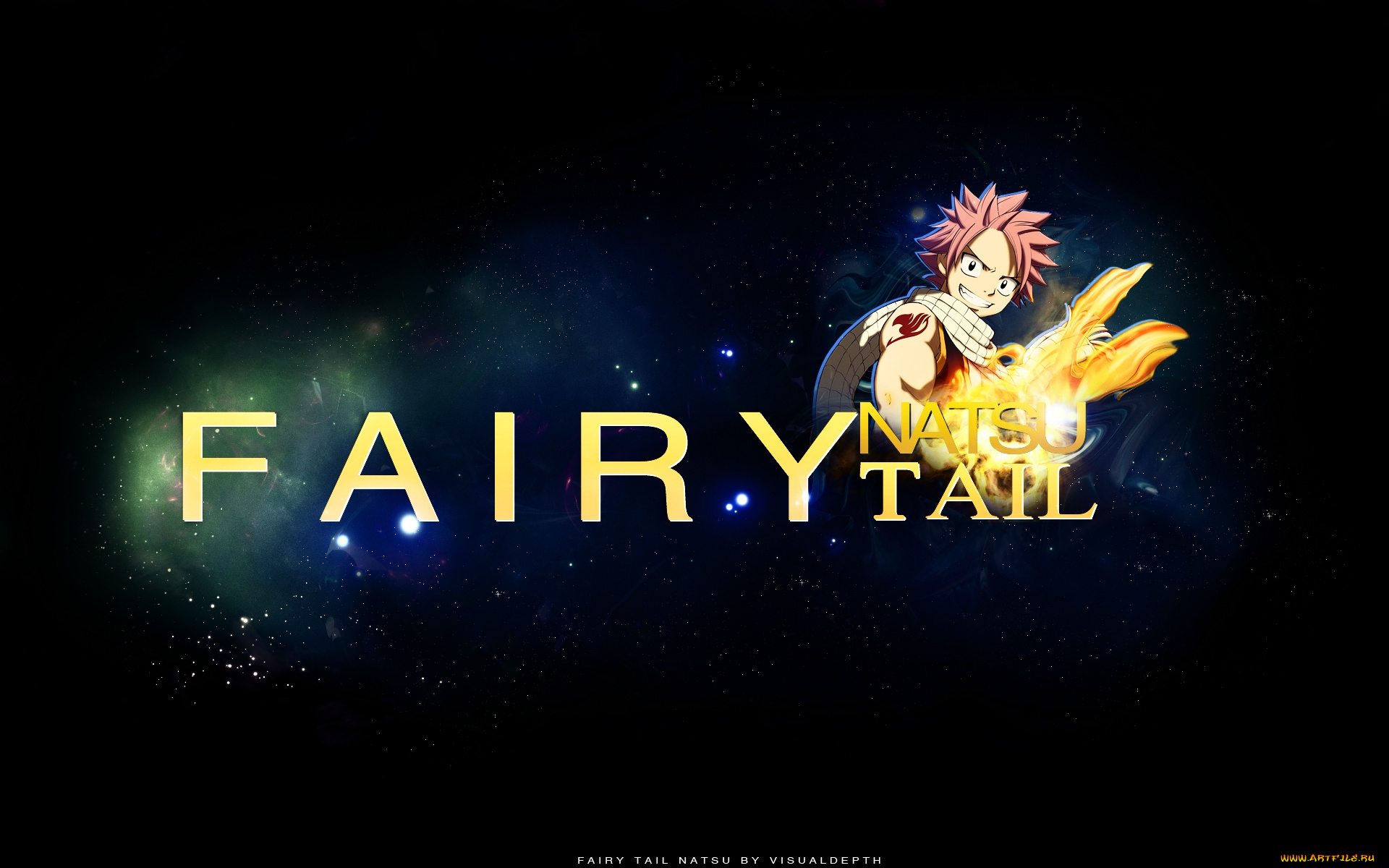 аниме, fairy, tail, natsu