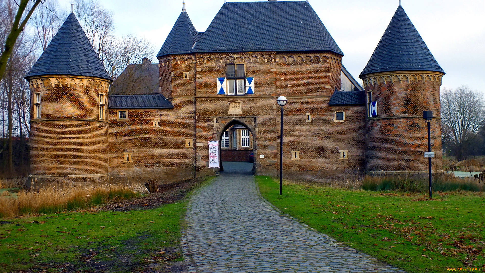 burg, vondern, oberhausen, германия, города, дворцы, замки, крепости, 