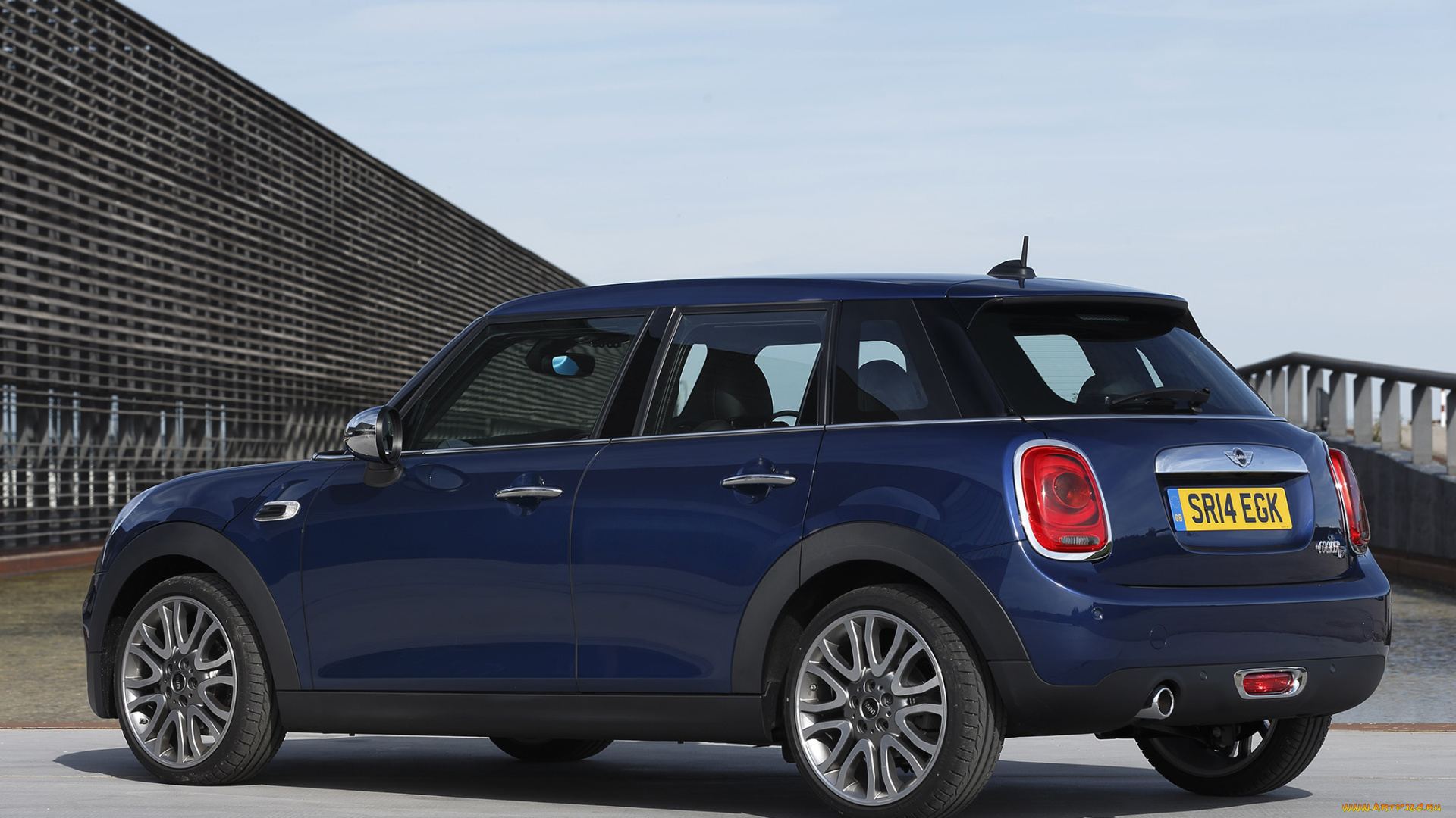 автомобили, mini, cooper, d, 5-door, uk-spec, 2014г, голубой