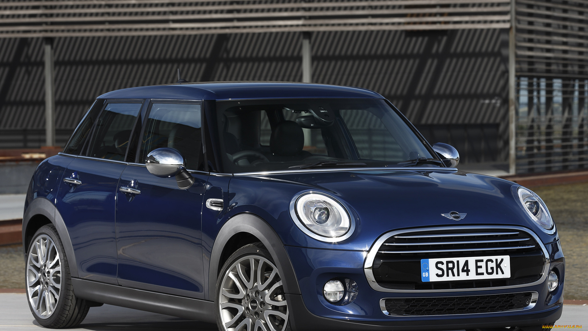 автомобили, mini, голубой, uk-spec, 2014г, 5-door, cooper, d