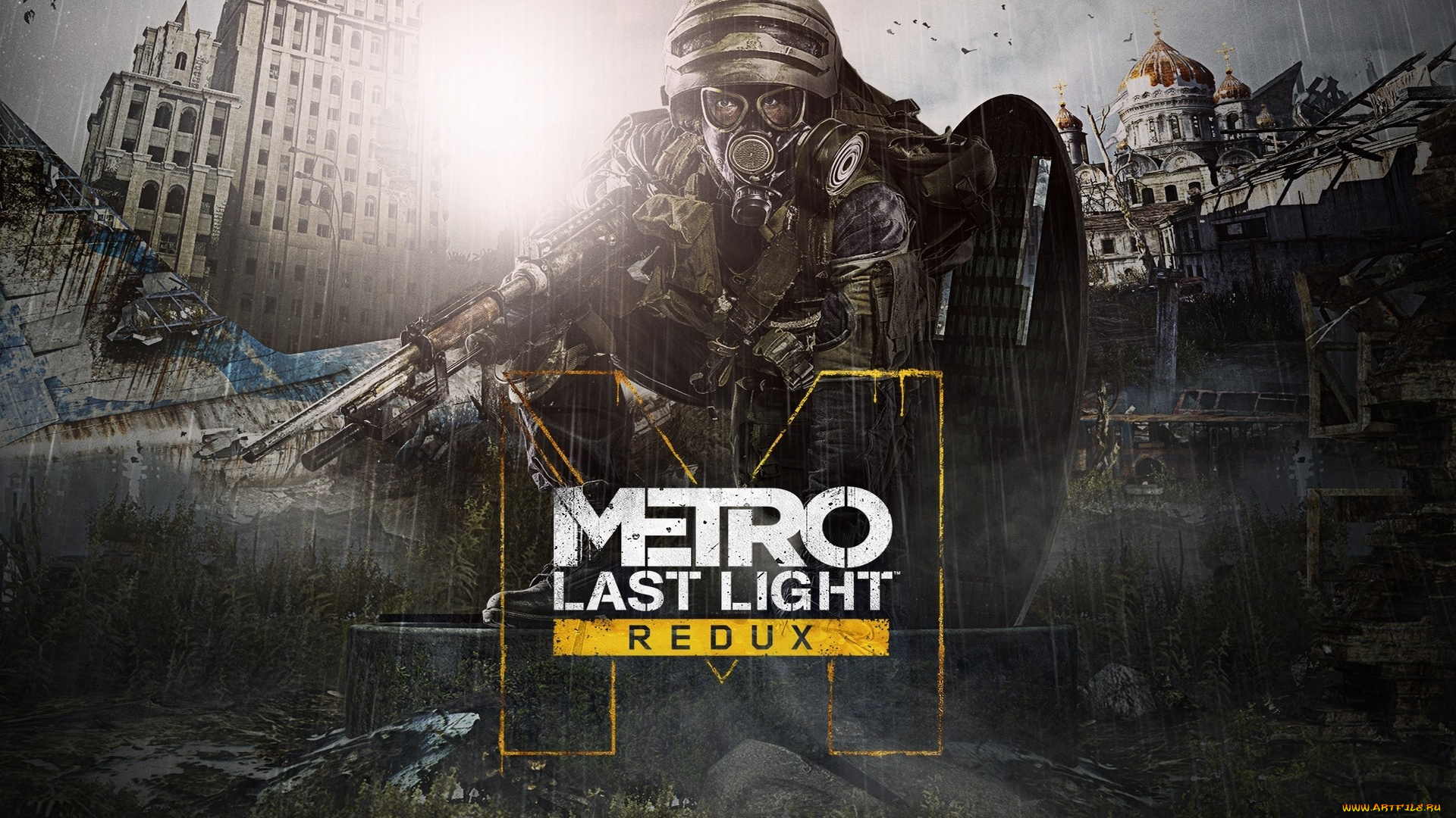 metro, last, light, redux, видео, игры, metro, , last, light, redux, противогаз, оружие