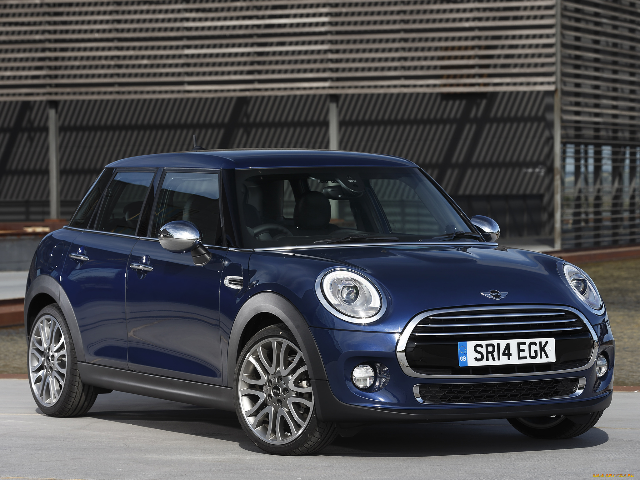 автомобили, mini, голубой, uk-spec, 2014г, 5-door, cooper, d