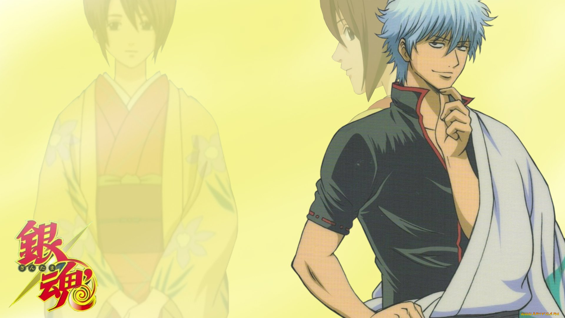 аниме, gintama, гинтоки