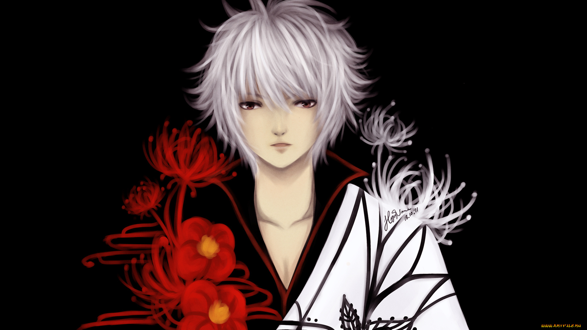 аниме, gintama, парень, gintoki, sakata