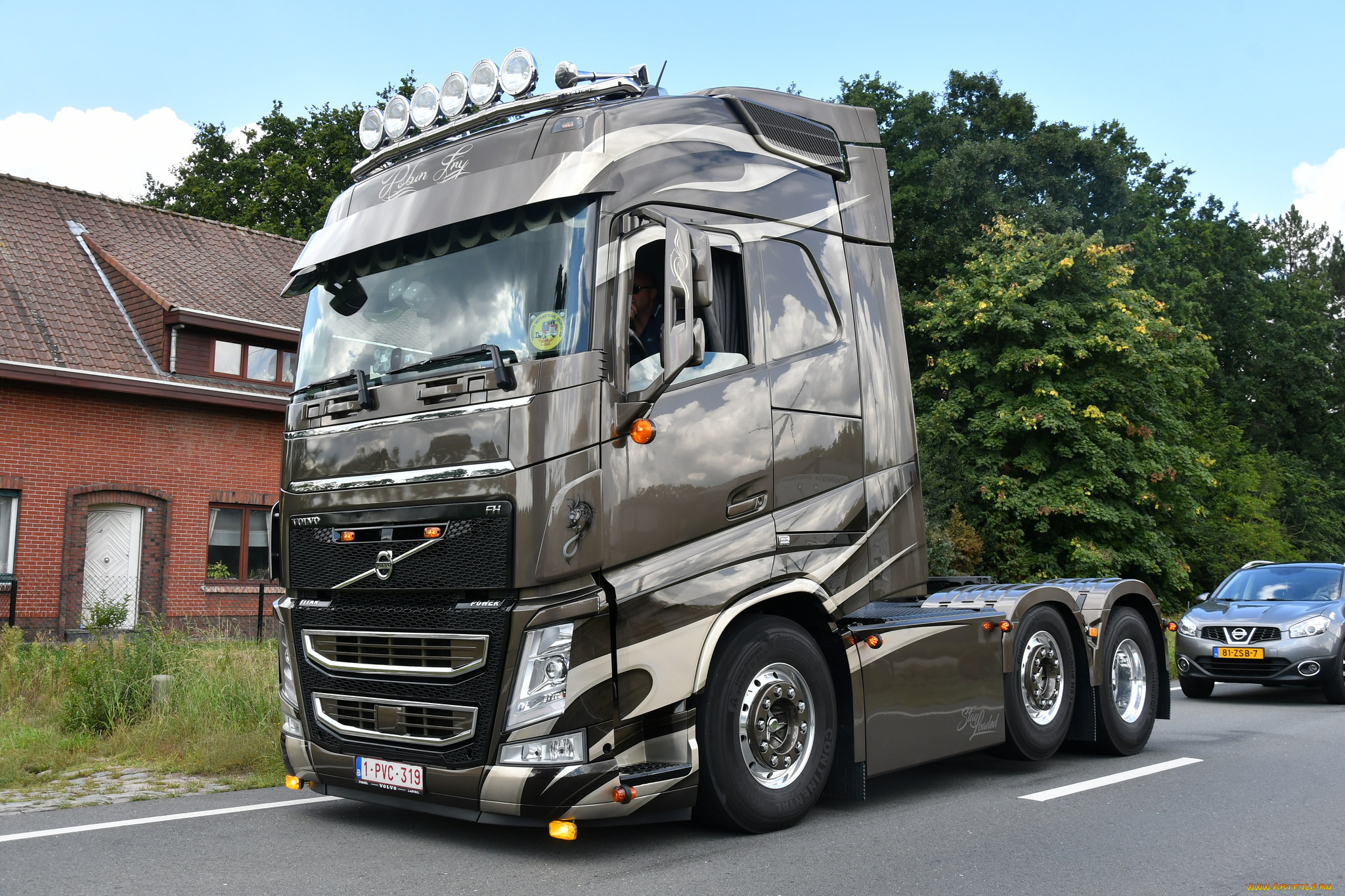 автомобили, volvo, trucks, , выставка, улица, тягач, седельный, грузовик