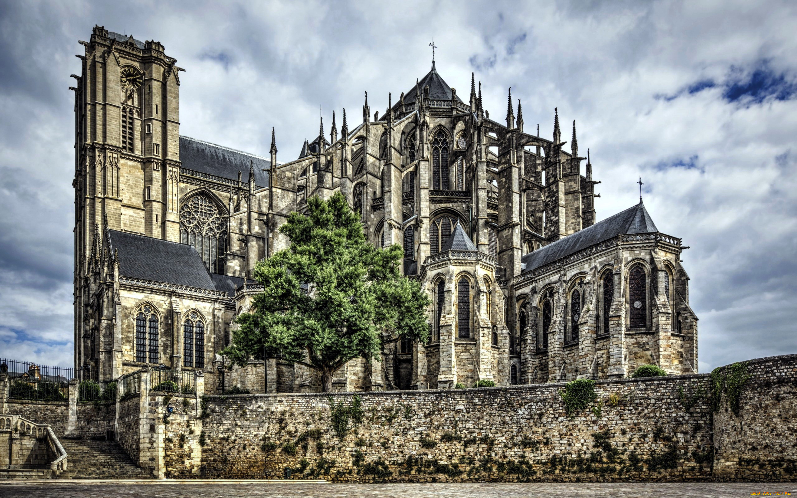 saint, julien, cathedral, le, mans, france, города, -, католические, соборы, , костелы, , аббатства, saint, julien, cathedral, le, mans