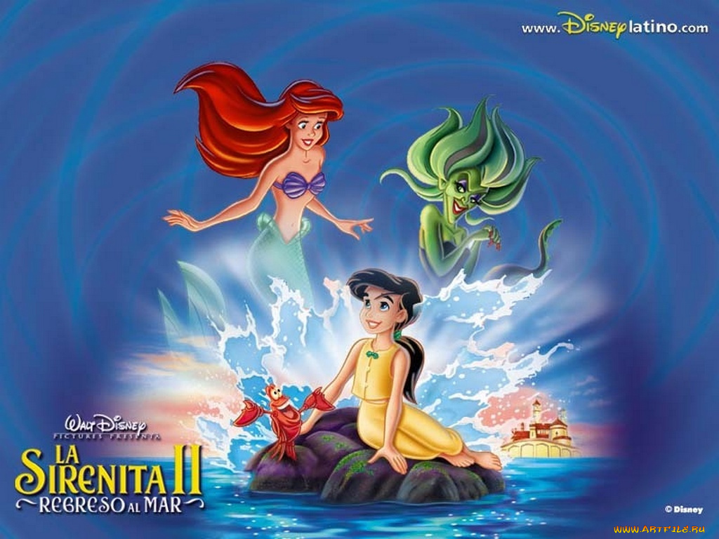 мультфильмы, the, little, mermaid, ii, return, to, sea