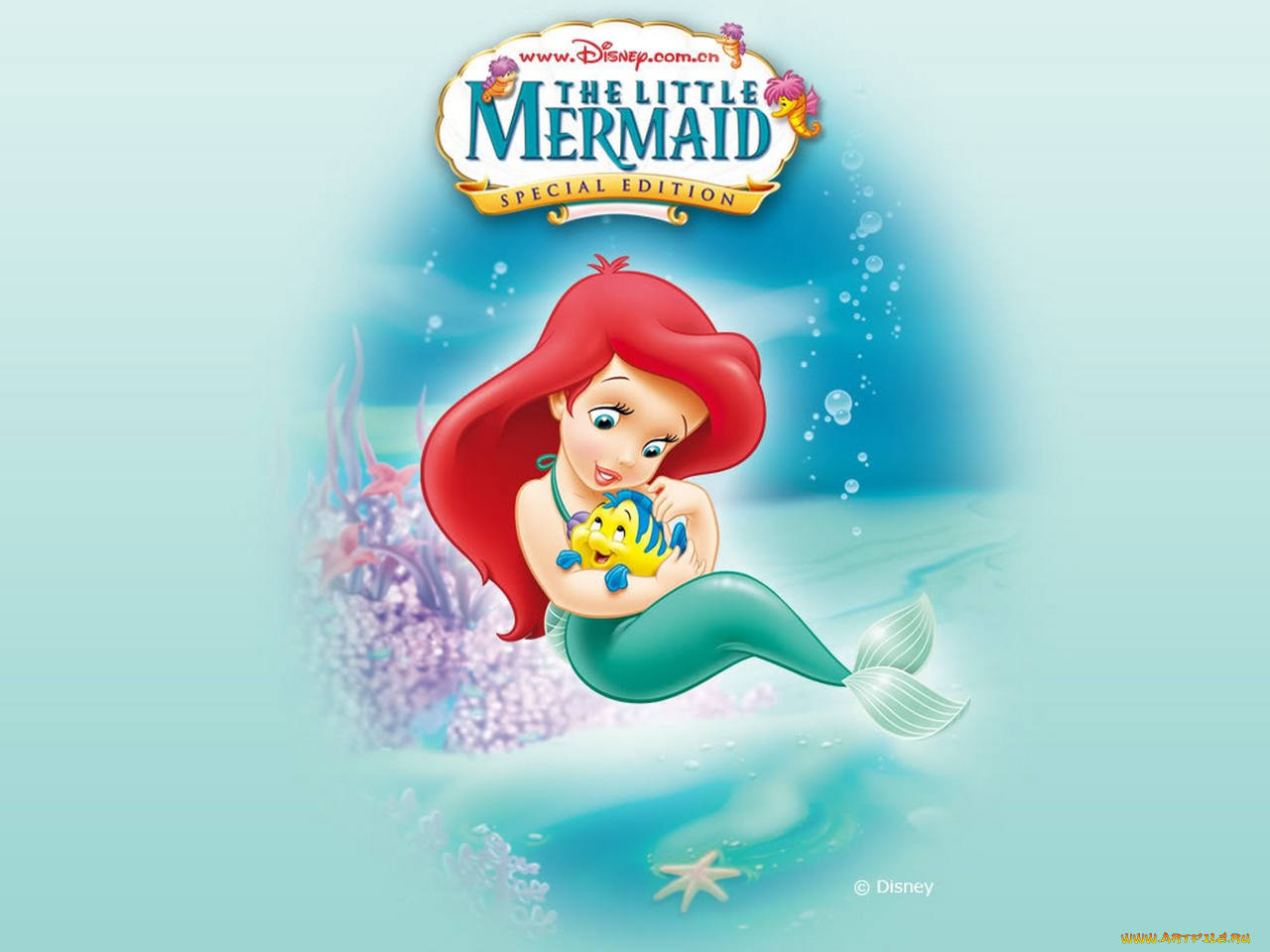 мультфильмы, the, little, mermaid