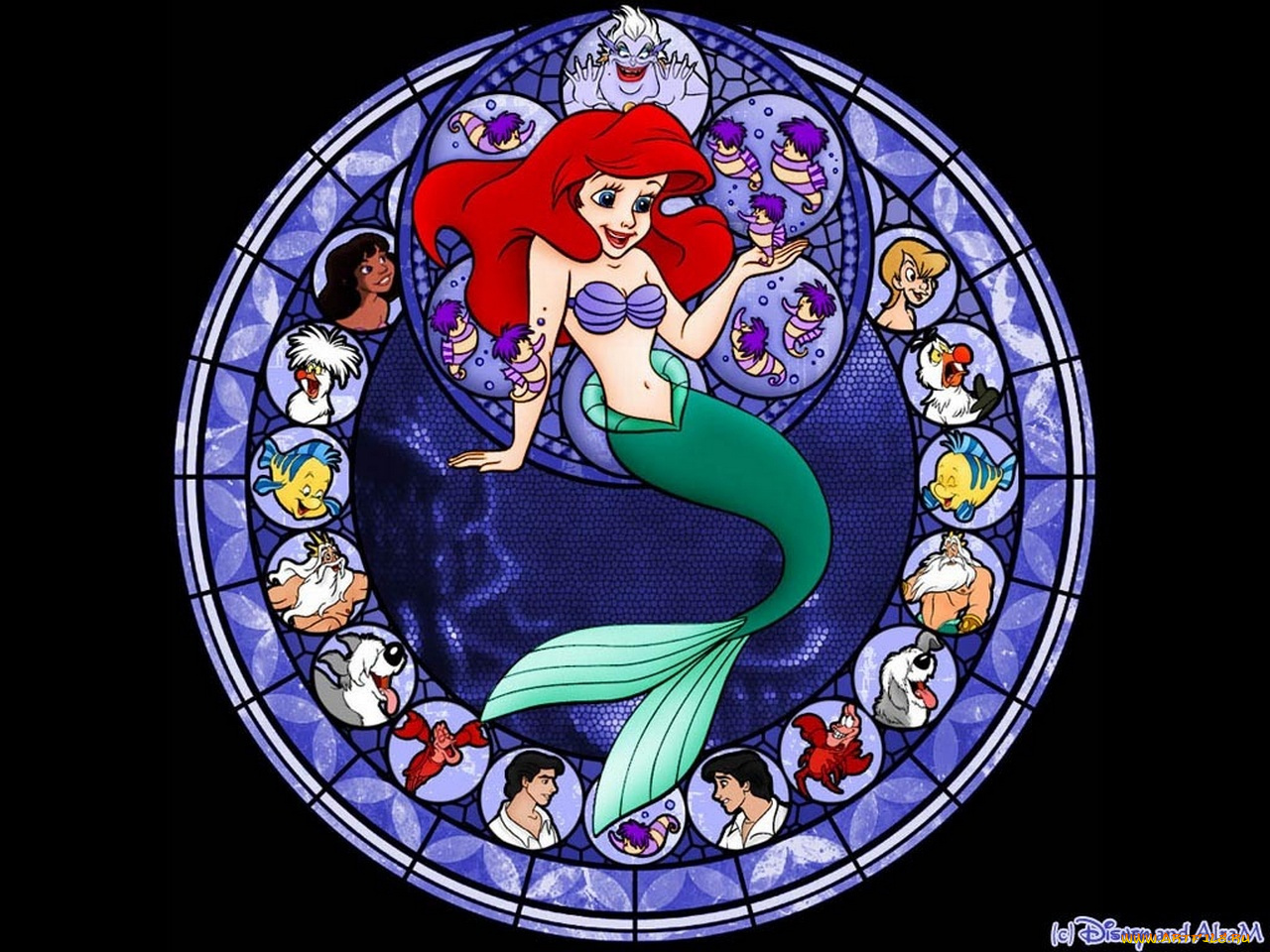 мультфильмы, the, little, mermaid