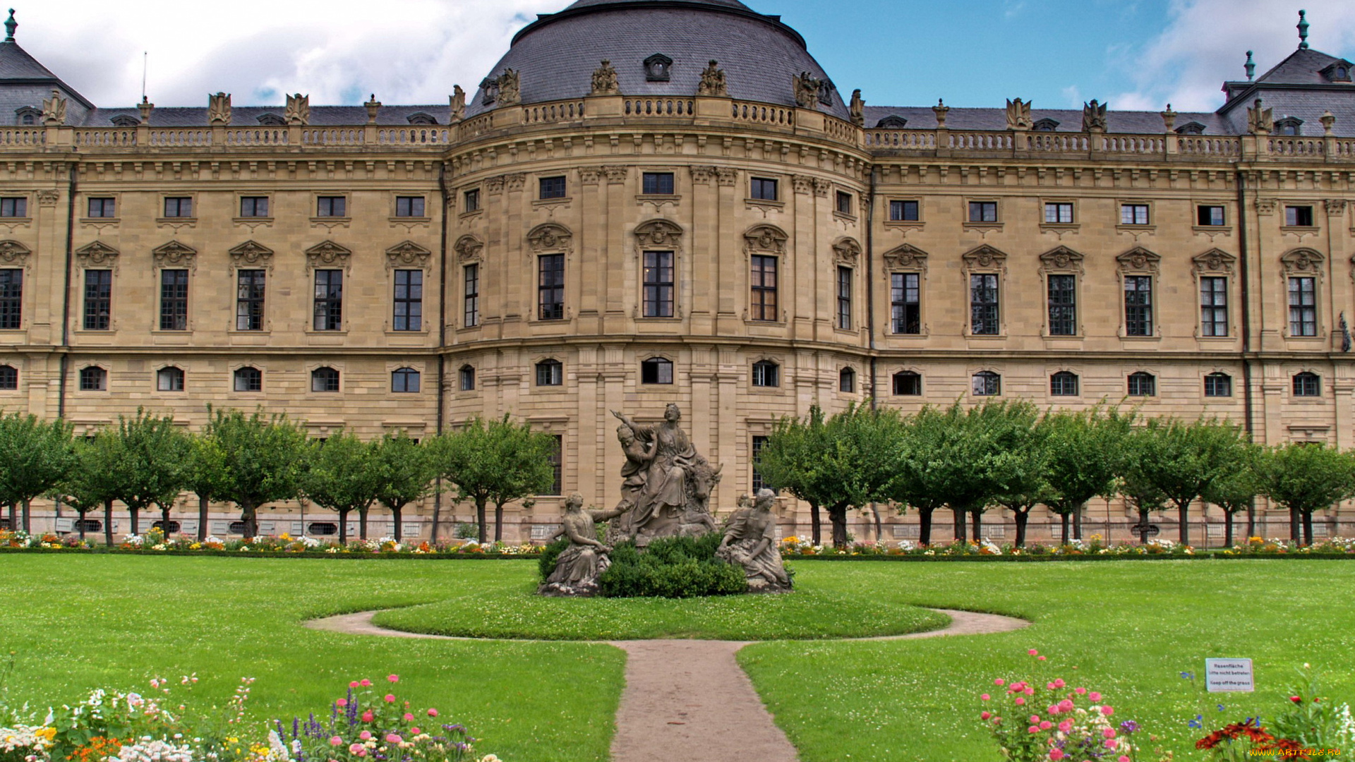 города, дворцы, замки, крепости, wuerzburg, бавария