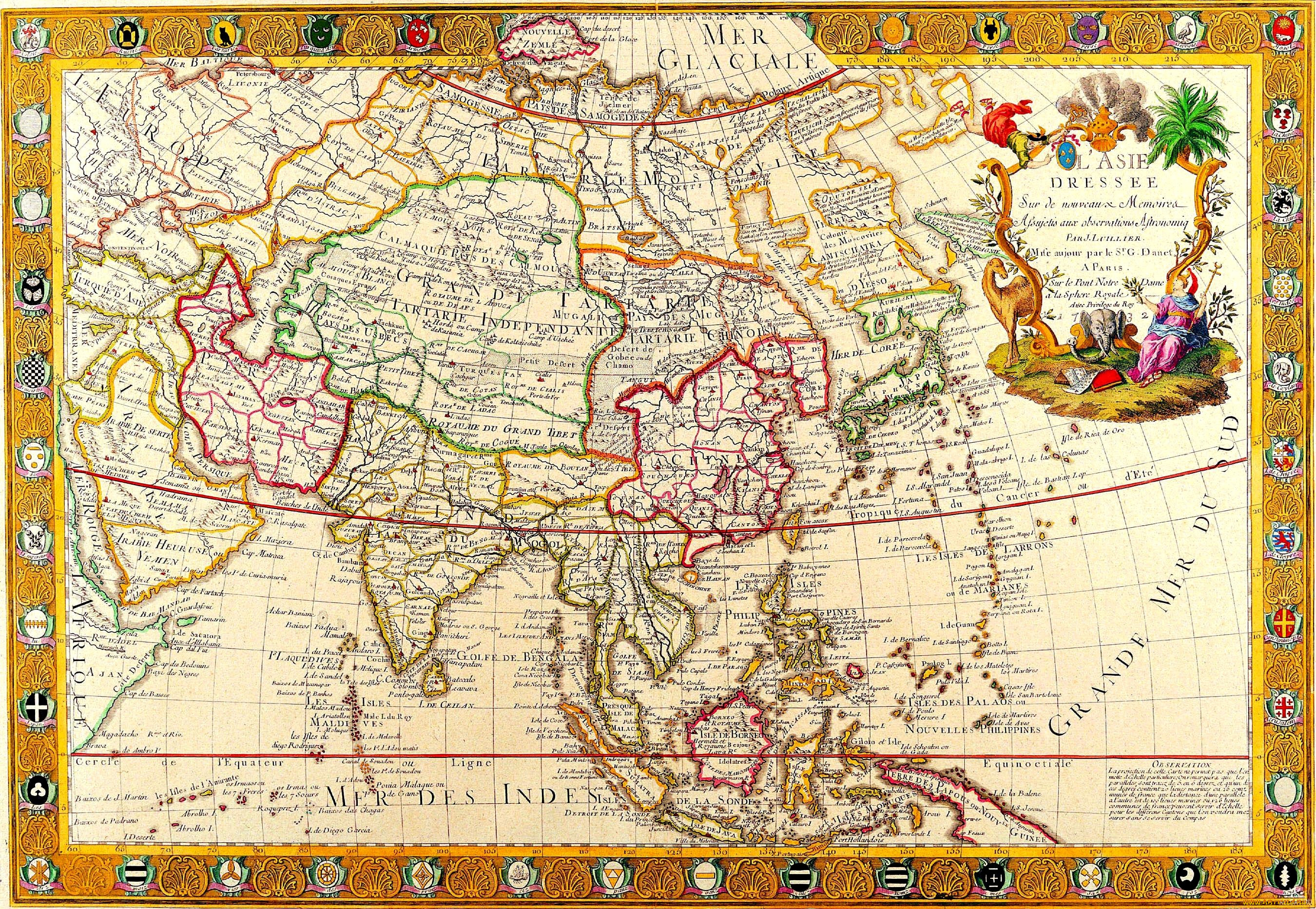 старинная, карта, мира, разное, глобусы, карты, евразия, страны