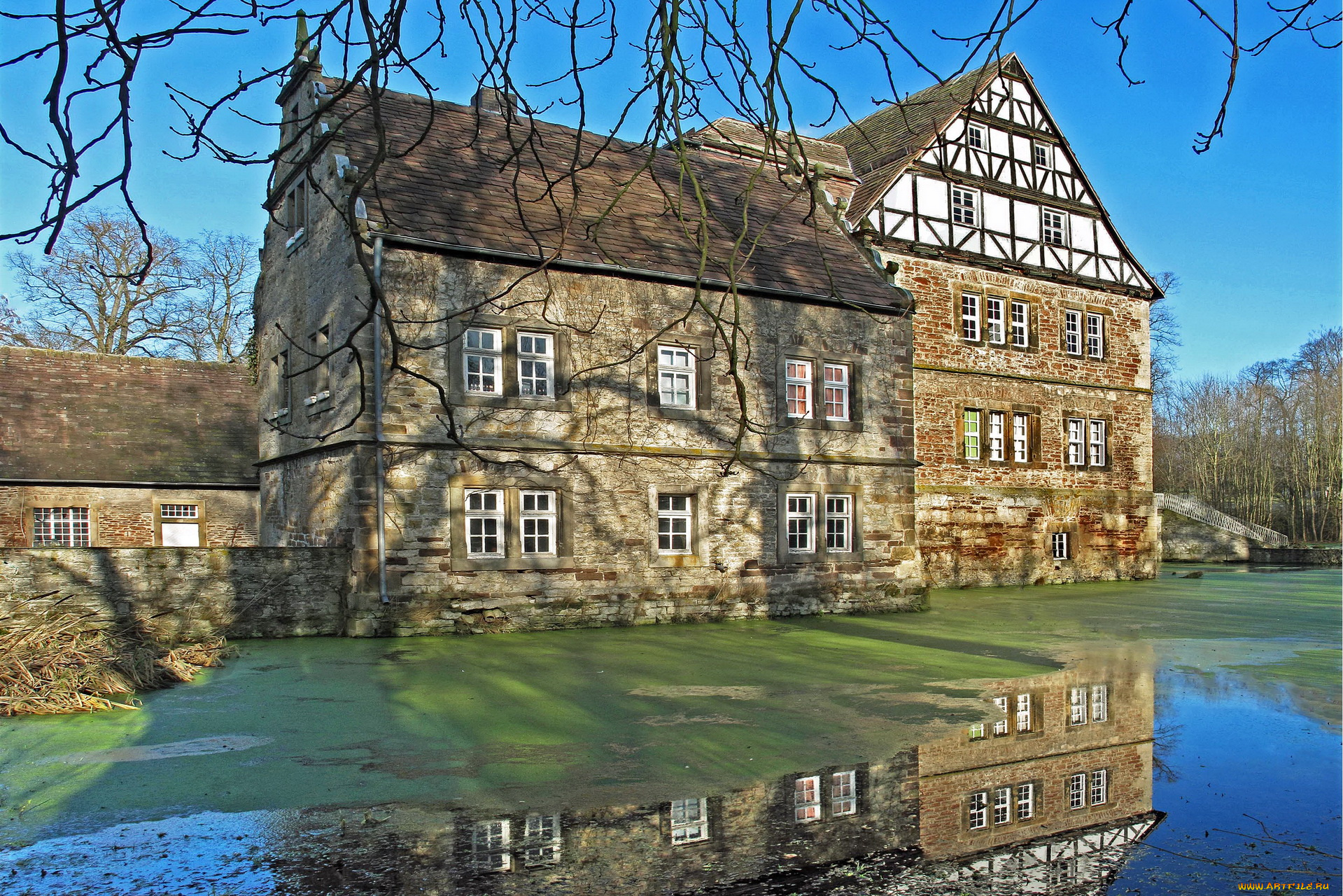 германия, castle, schweckhausen, города, дворцы, замки, крепости