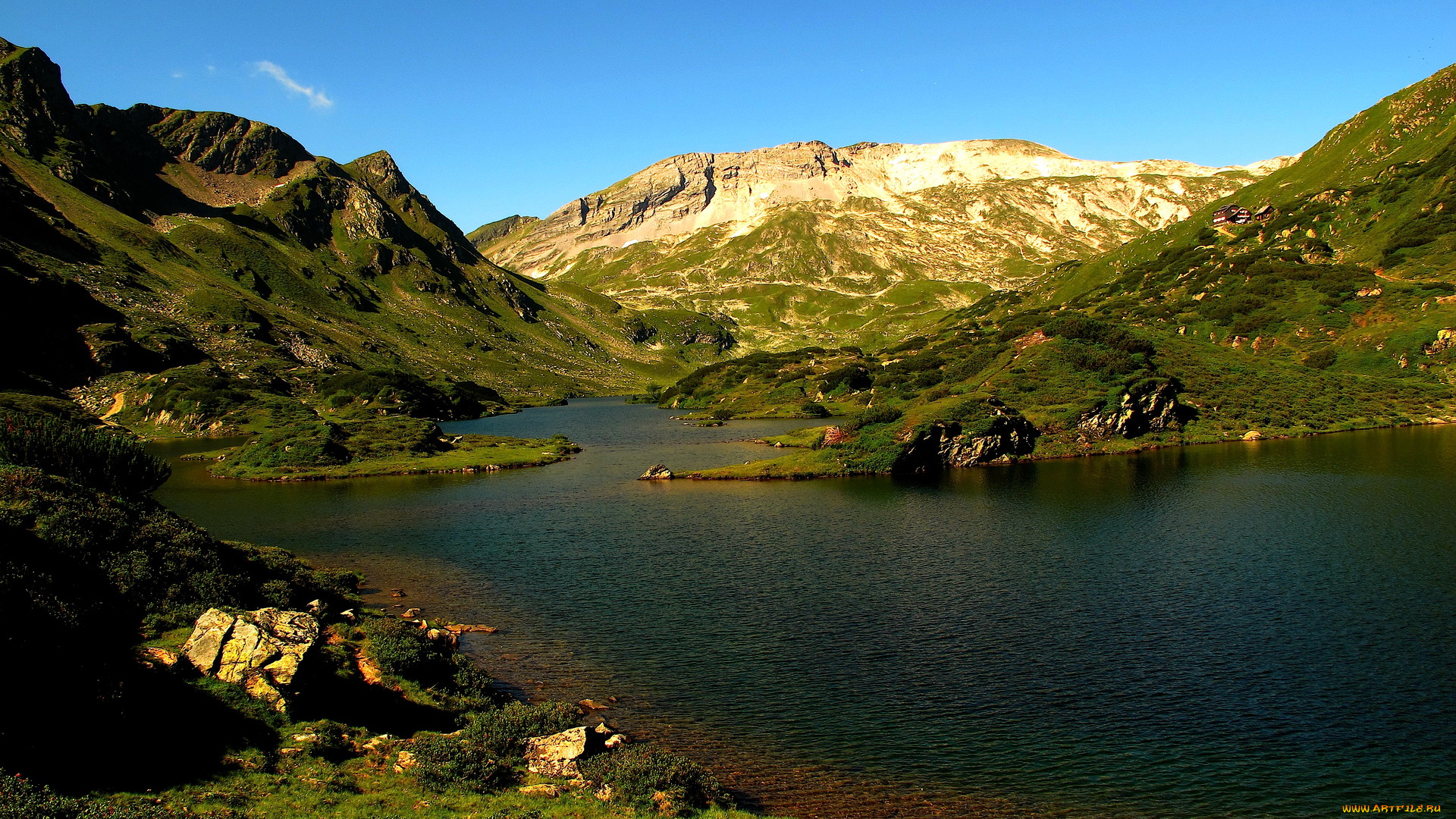 австрия, штирия, природа, горы, озеро