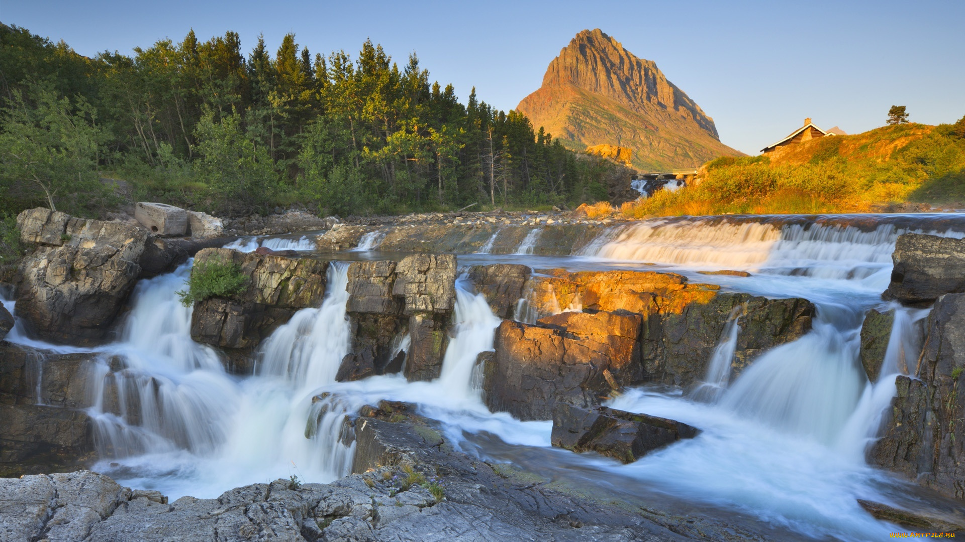 falling, waters, природа, водопады, пороги, скалы, водопад, камни