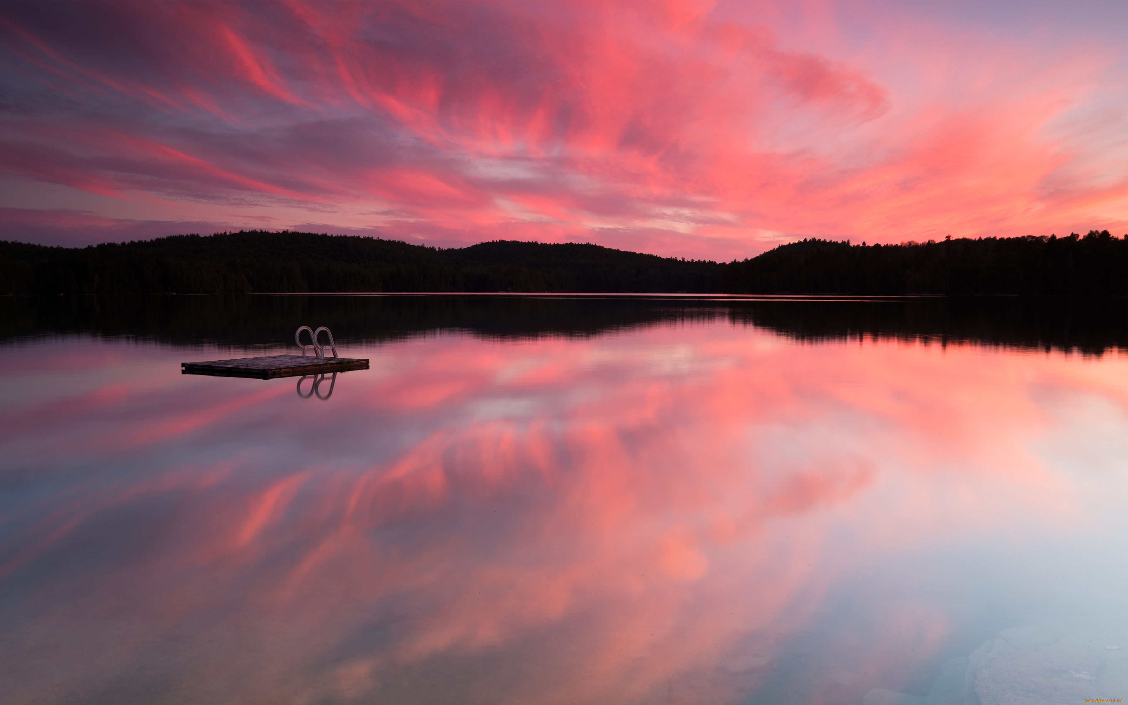 природа, реки, озера, озеро, закат, green, lake