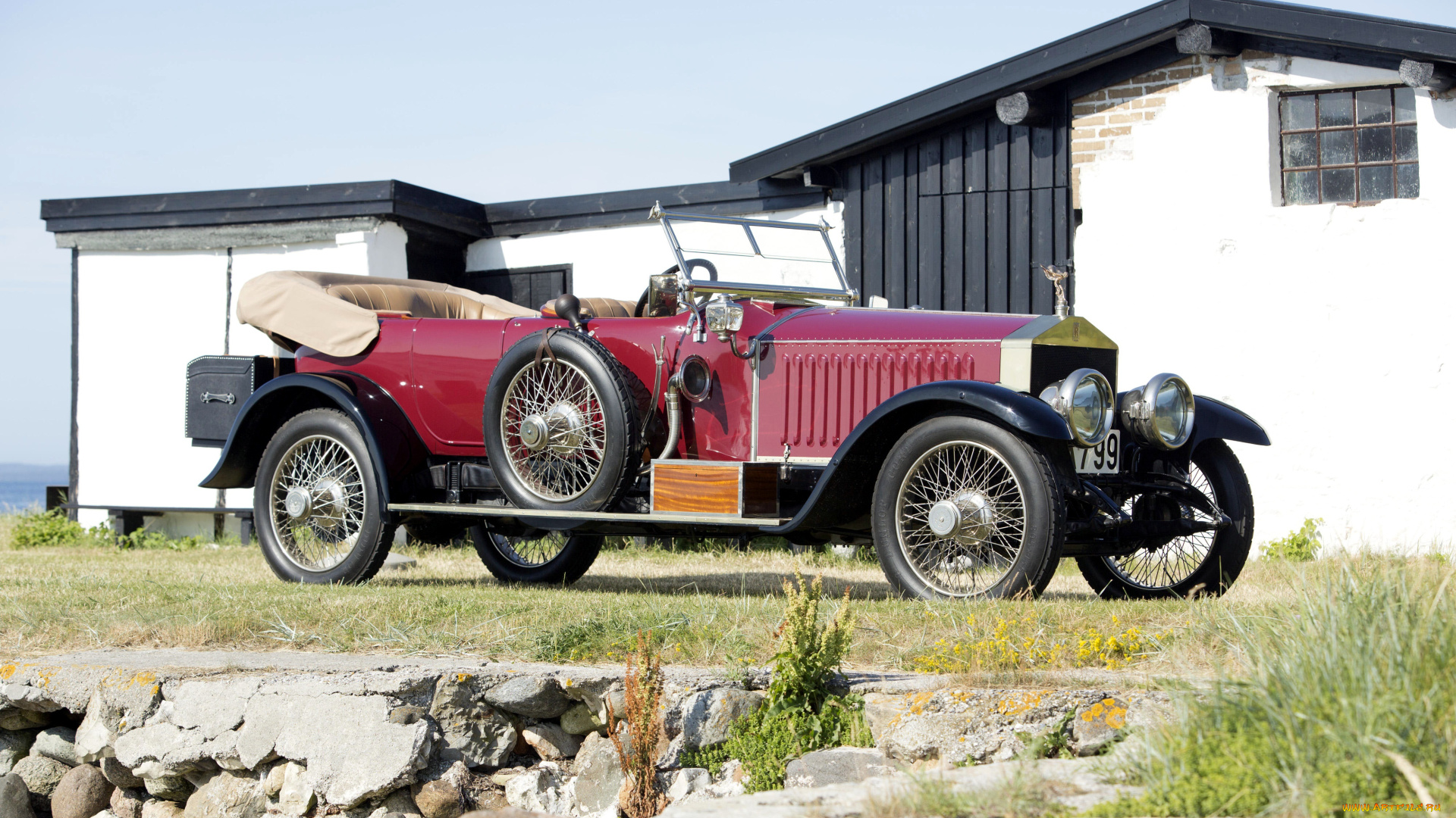 автомобили, классика, 1913г, tourer, hp, open, 40-50, ghost, silver, rolls-royce