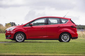 обоя автомобили, ford, 2015г, c-max, uk-spec, красный