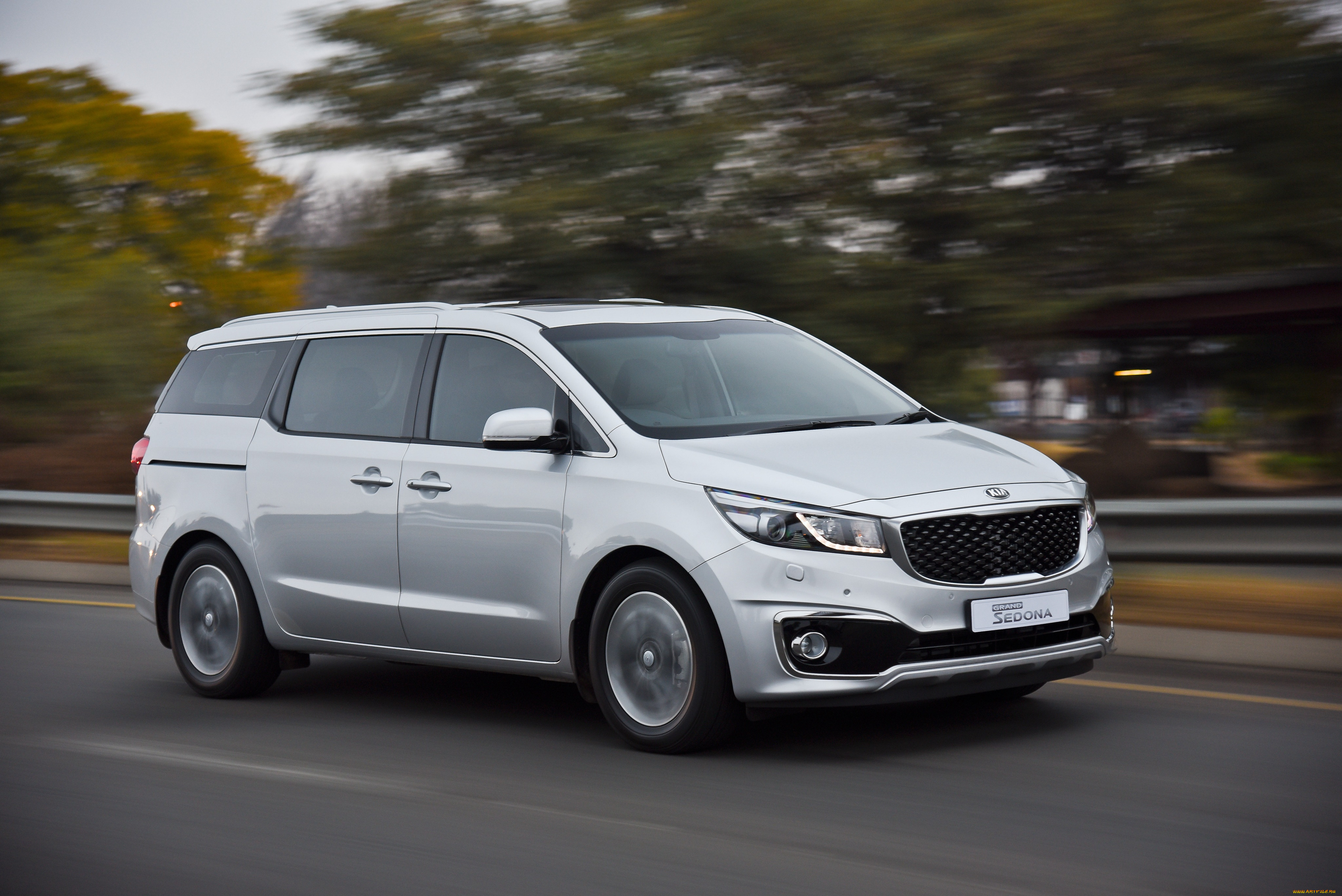 автомобили, kia, sedona, za-spec, grand, светлый, 2015г