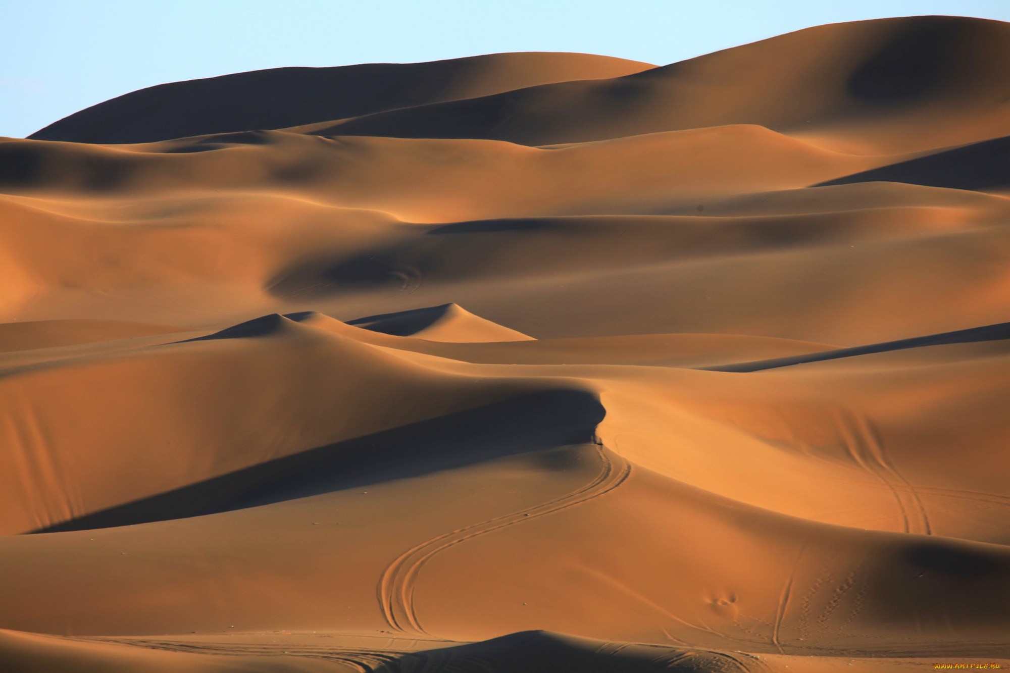 природа, пустыни, песок, бархан