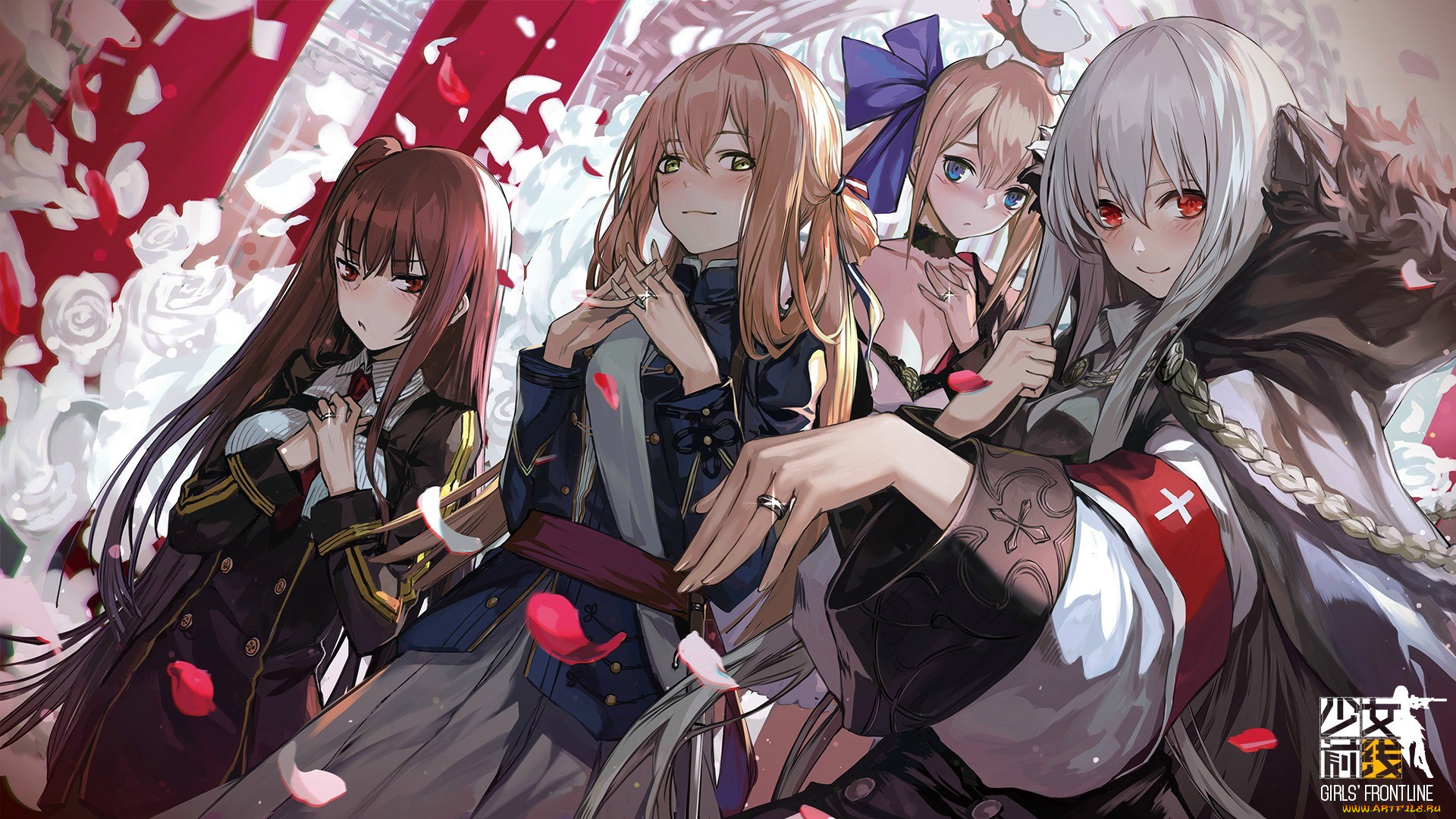 аниме, girls, frontline, девушки