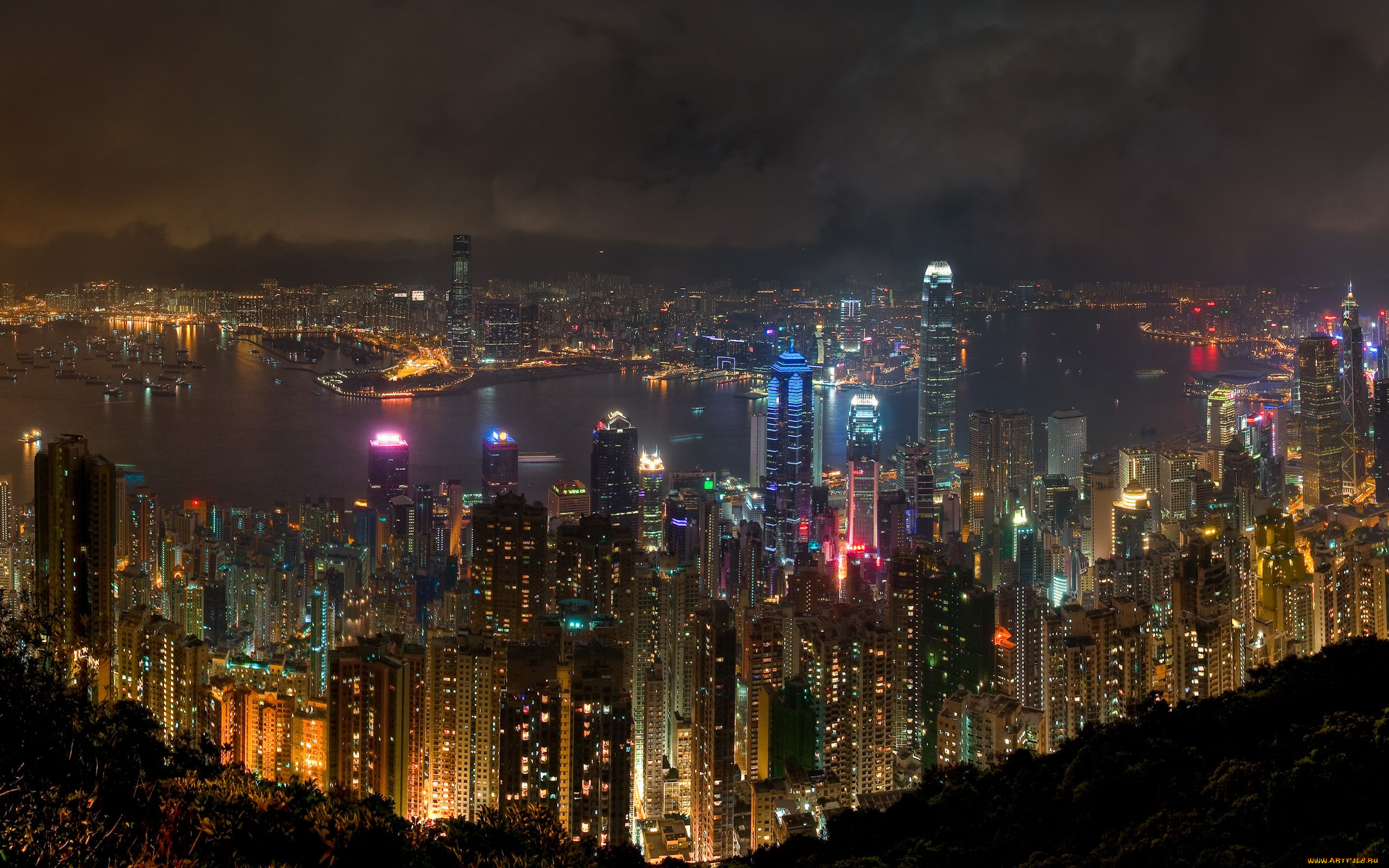 hong, kong, города, гонконг, китай