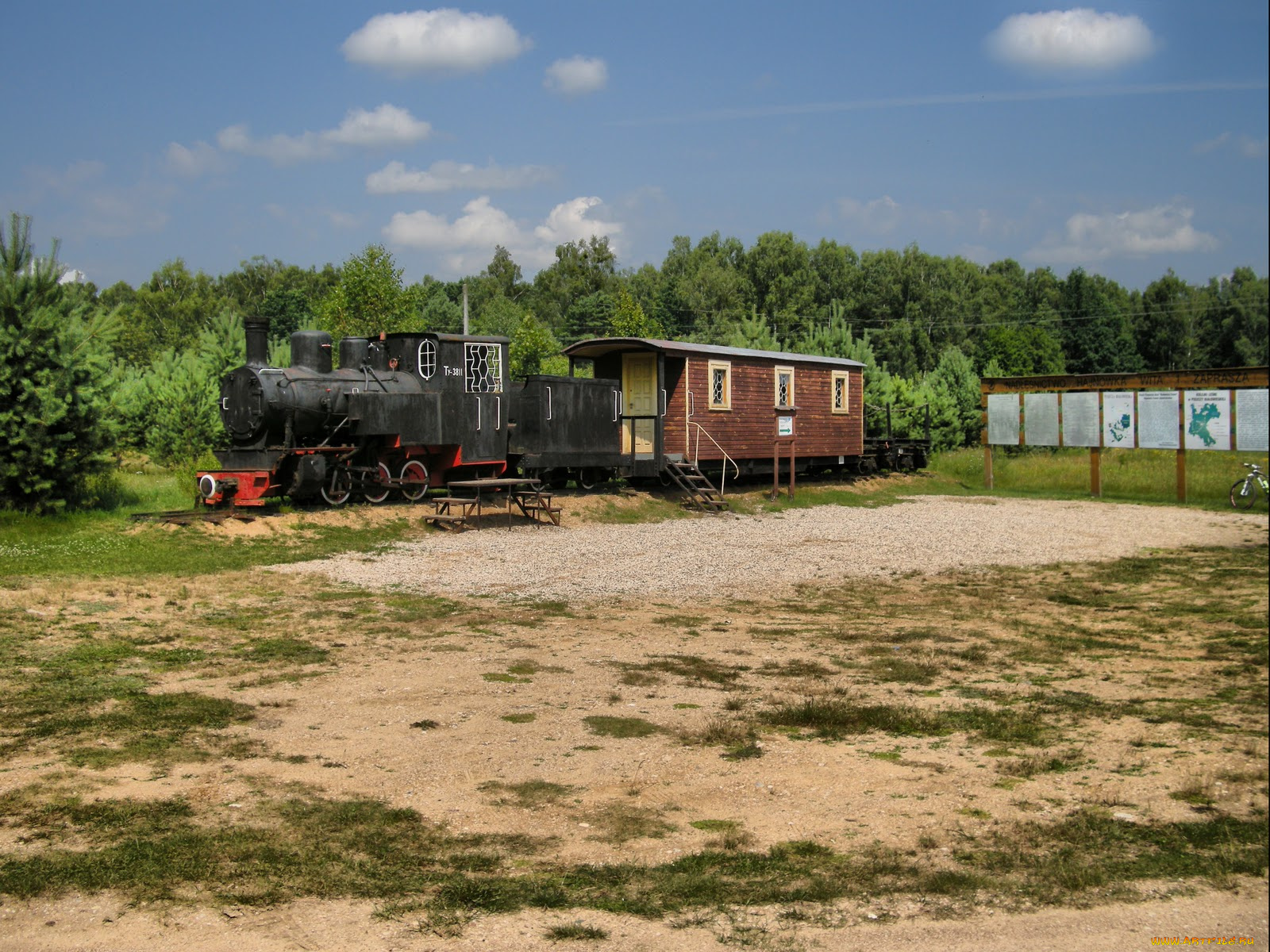 техника, паровозы, паровоз, вагон