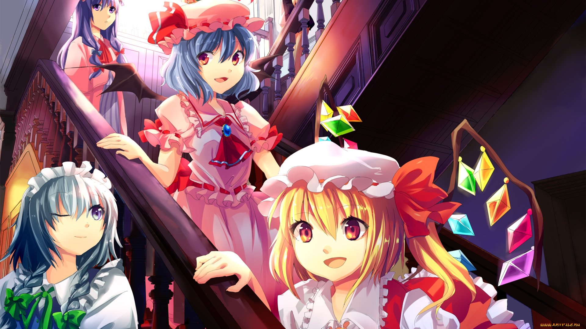 аниме, touhou, персонажи, тохо