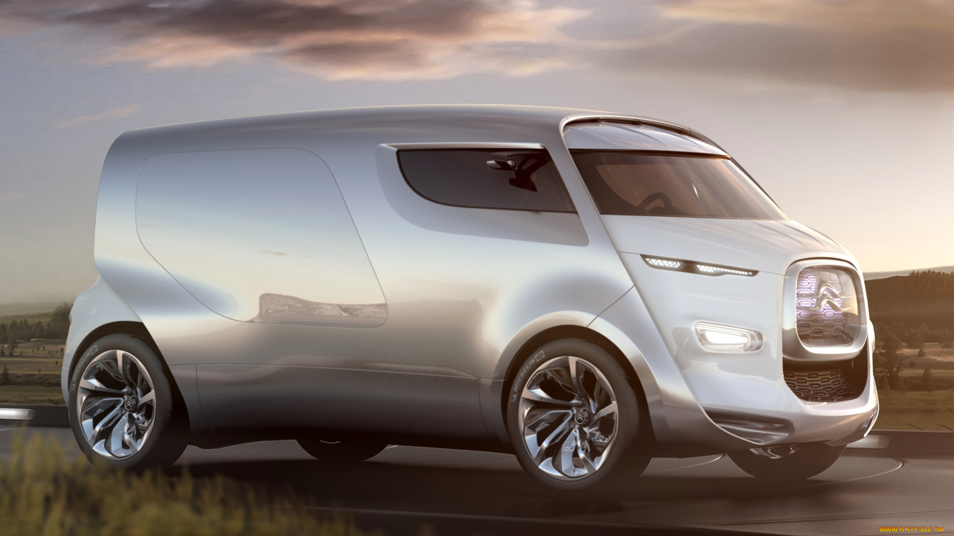 citroen, tubik, concept, автомобили, 3д