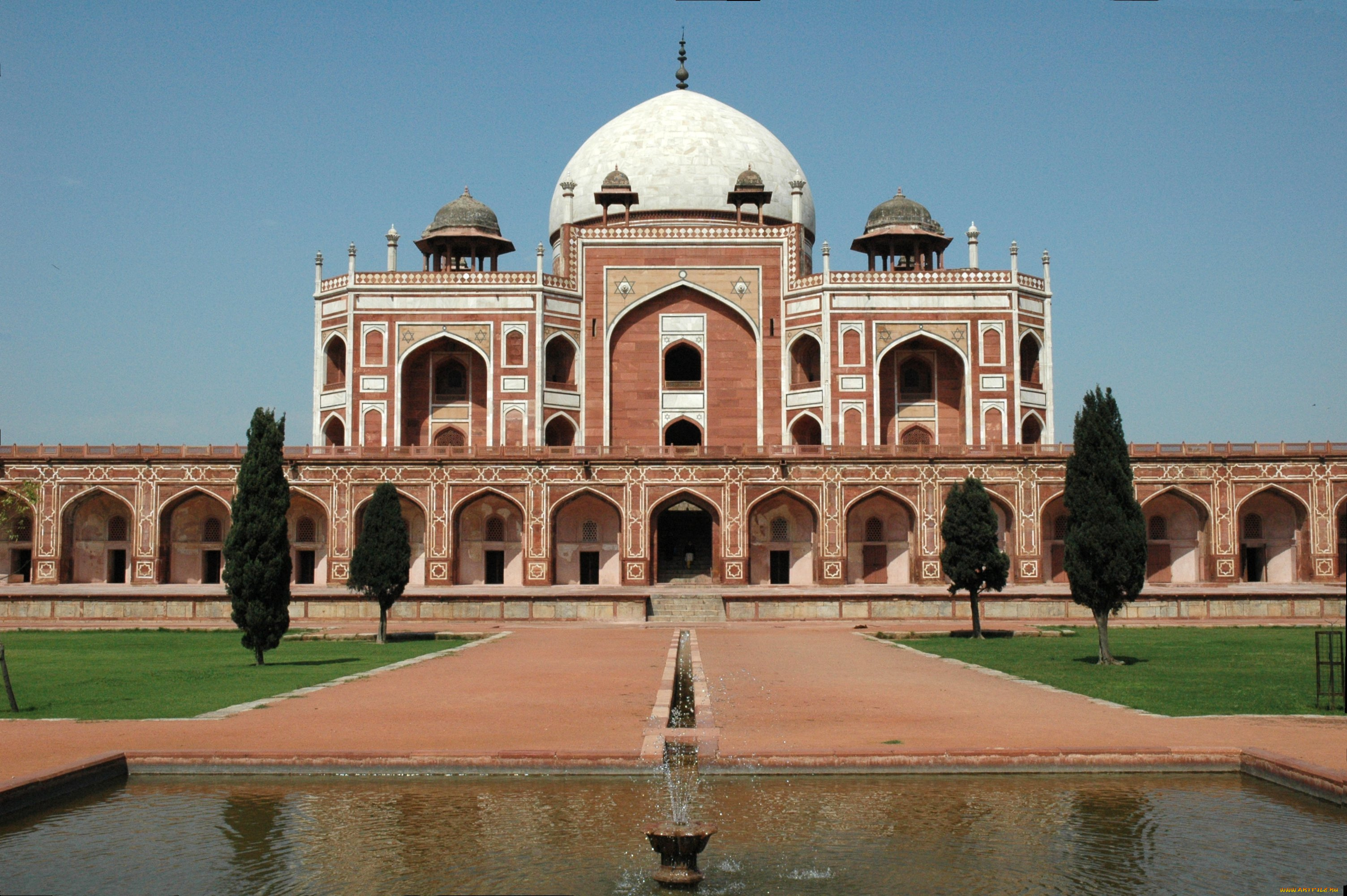 humayun`s, tomb, индия, города, мечети, медресе, усыпальница