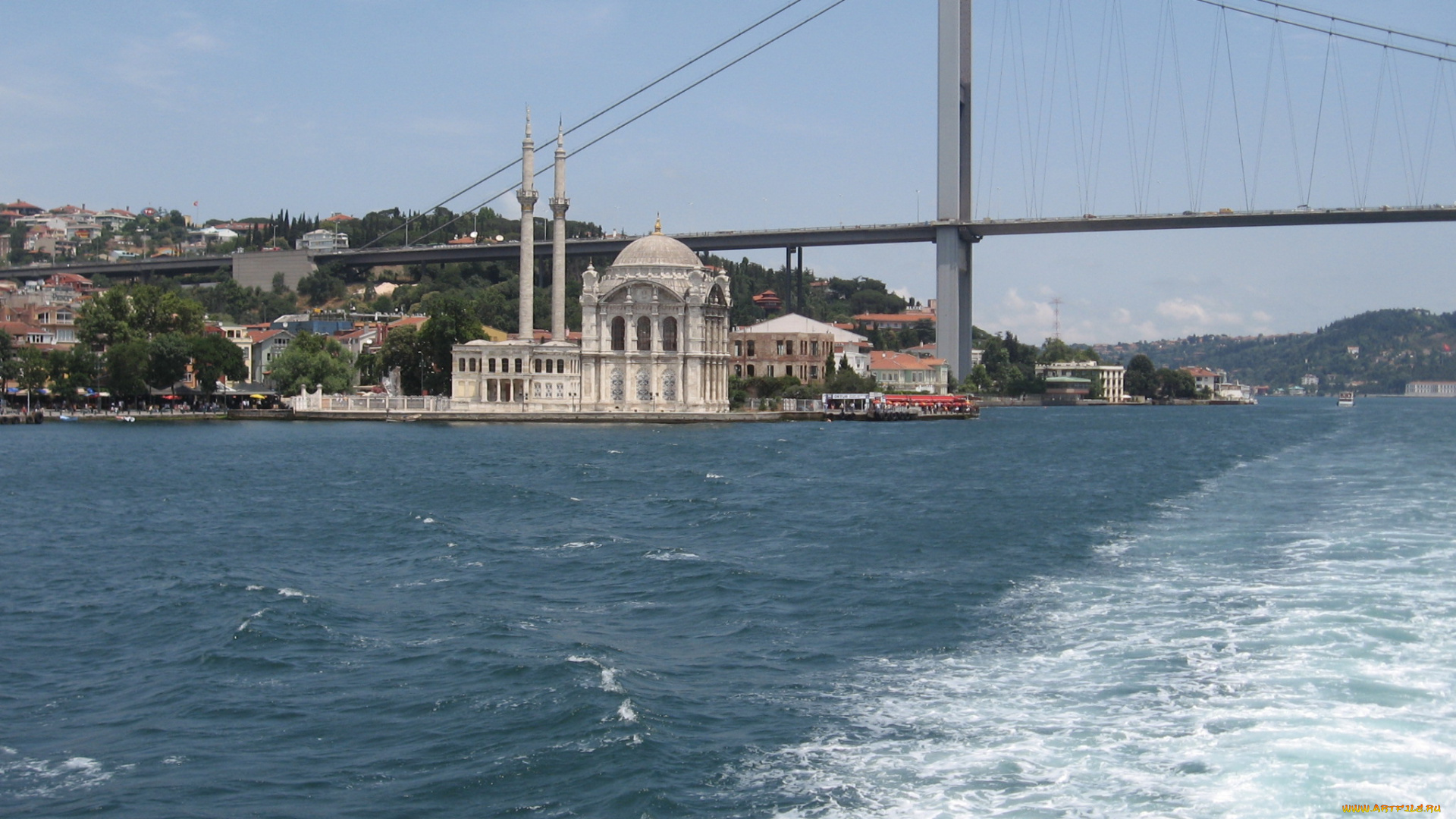 города, стамбул, турция, река, мост