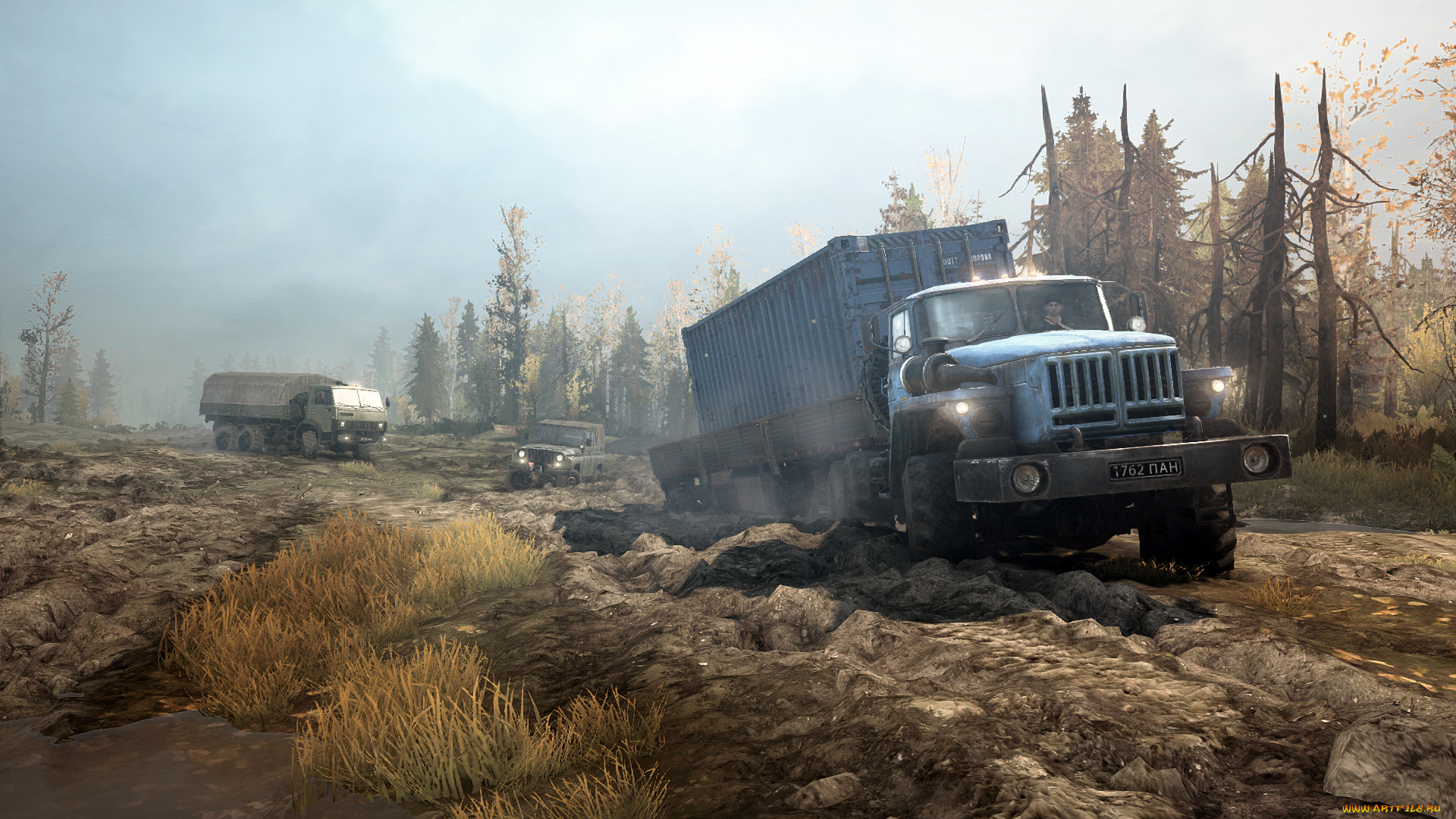 spintires, , mudrunner, видео, игры, mudrunner, бездорожье, симулятор