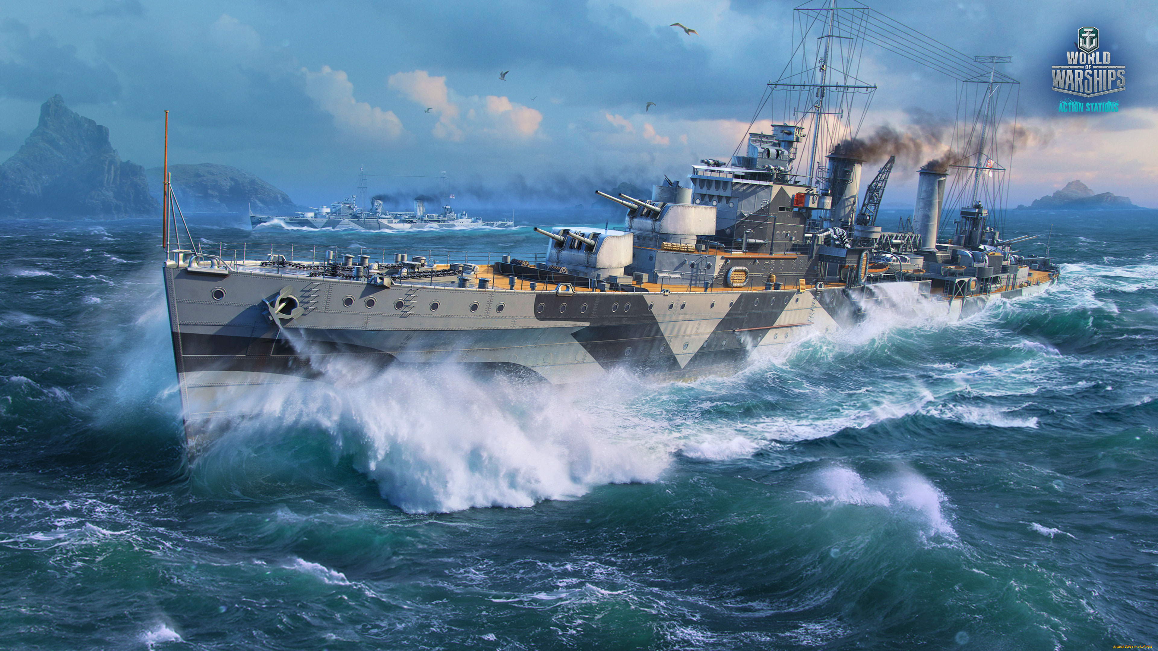 видео, игры, world, of, warships, симулятор, world, of, warships, онлайн, action