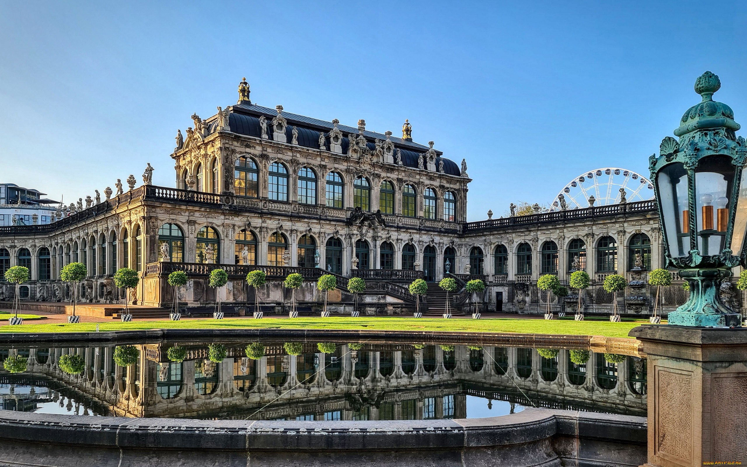 zwinger, города, дрезден, , германия