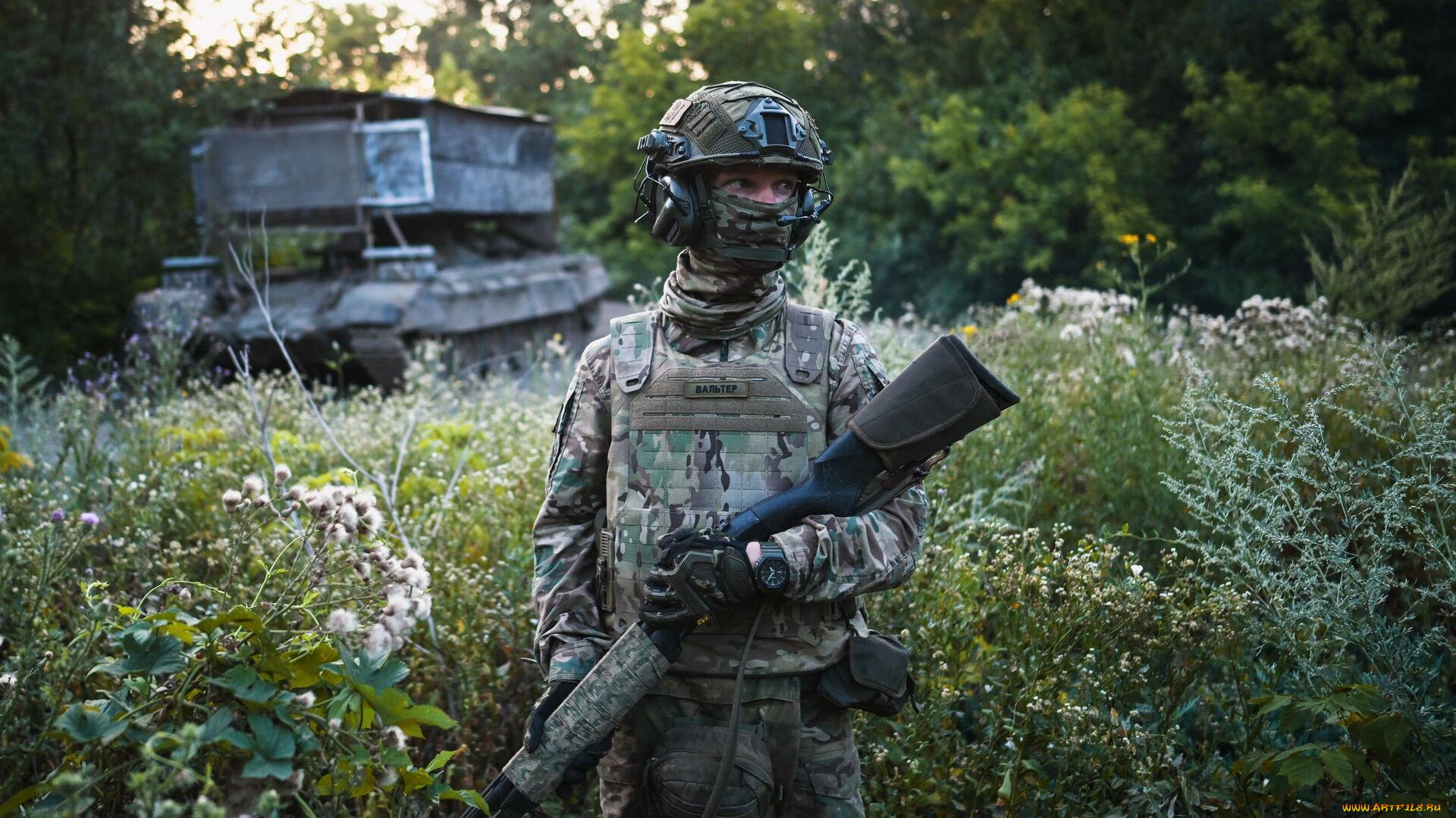 оружие, армия, спецназ, российский, военнослужащий, зона, проведения, спецоперации, риа, новости, станислав, красильников