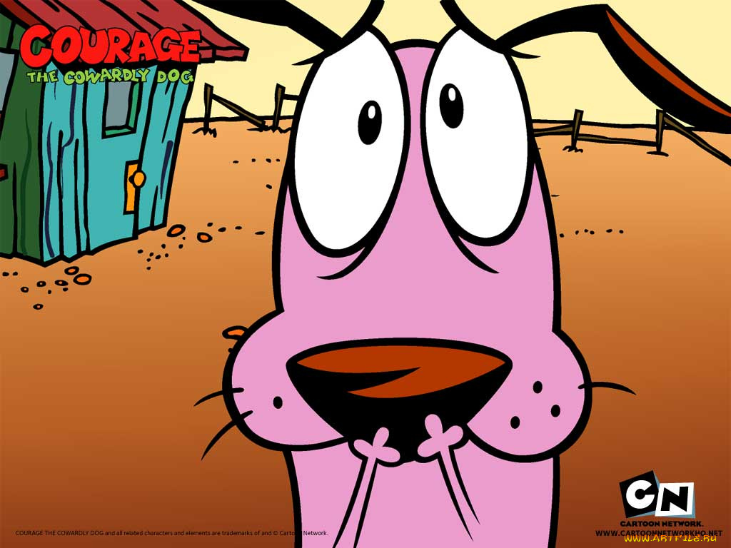 мультфильмы, courage, the, cowardly, dog