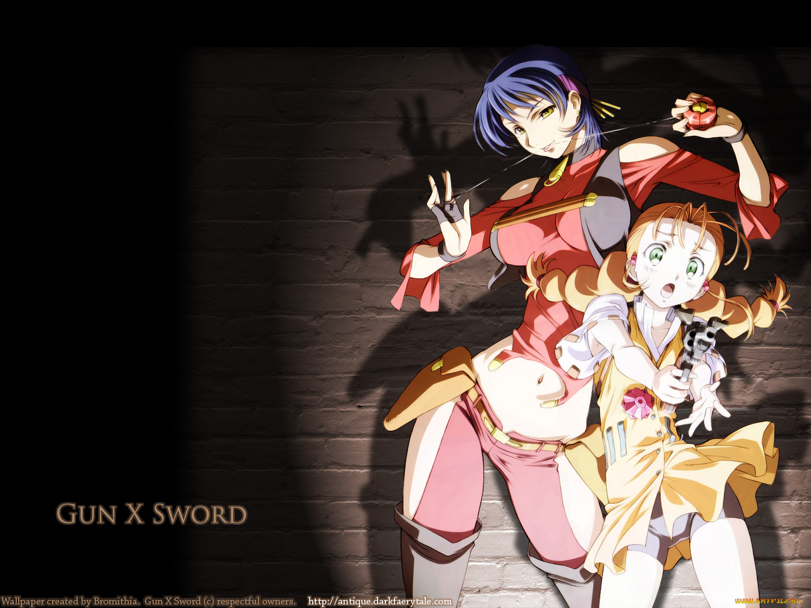 аниме, gun, sword