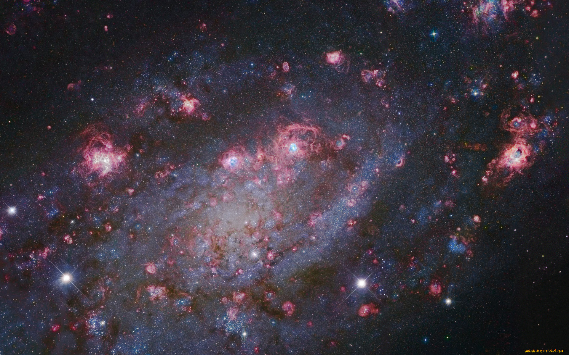 космос, звезды, созвездия, созвездие, жирафа, nebula, ngc2403, свет